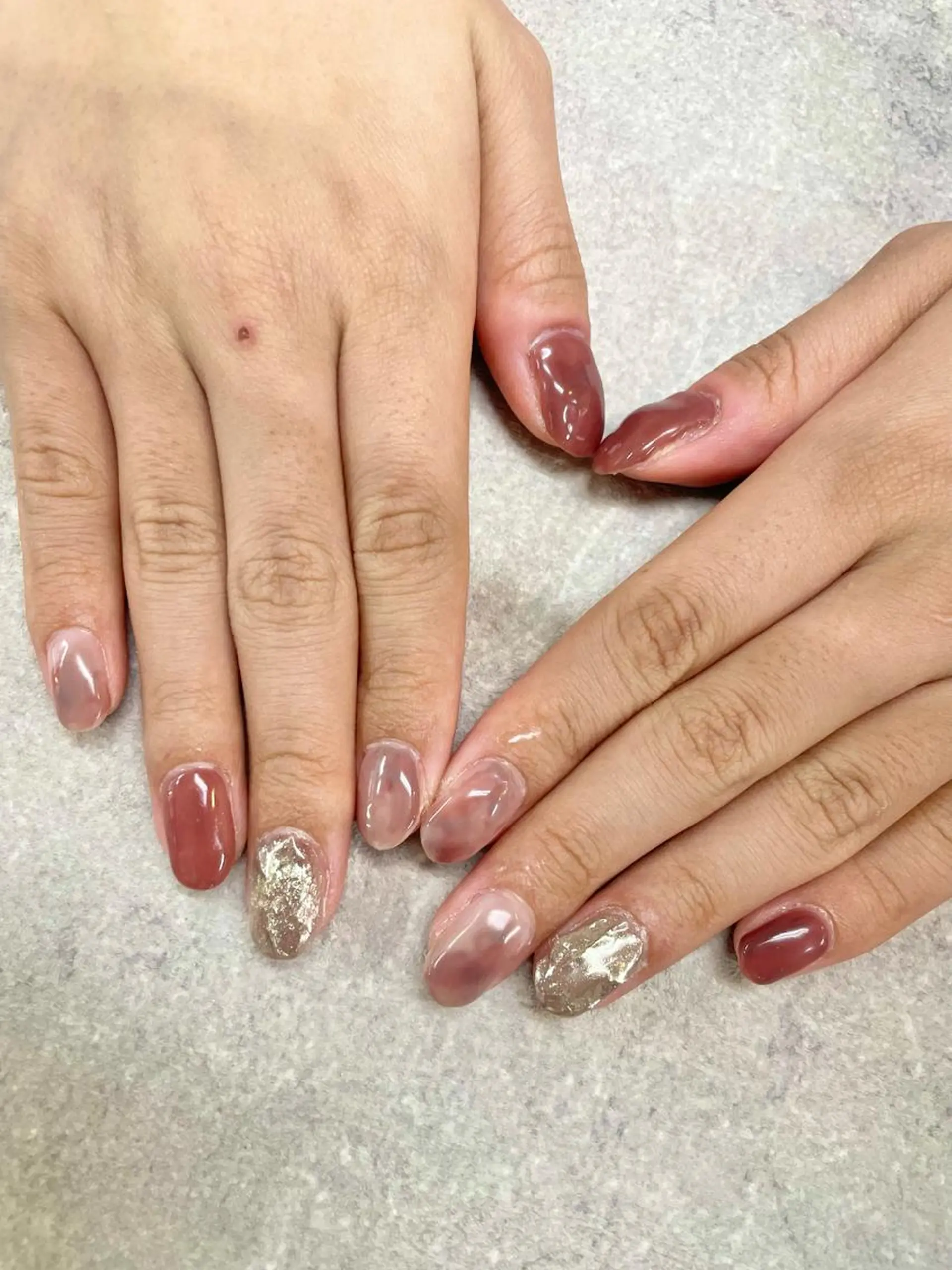 ネイル イースター フットネイル フレンチネイル ジェルネイル ガラスフレンチ ハンドネイル .N YUKIのネイルデザイン