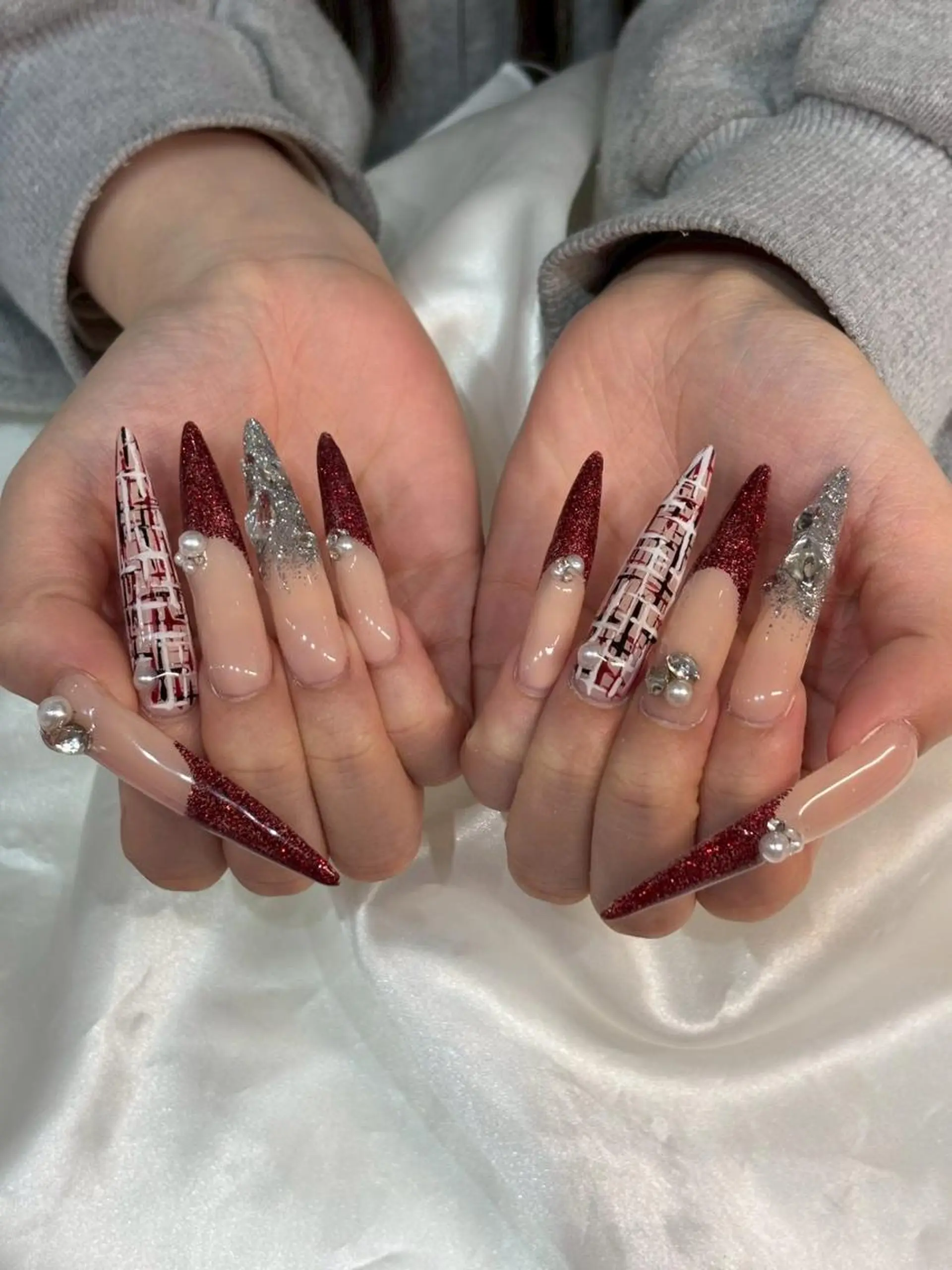 ロング ハンドネイル Ashliy大宮♡ アシュリーのネイルデザイン