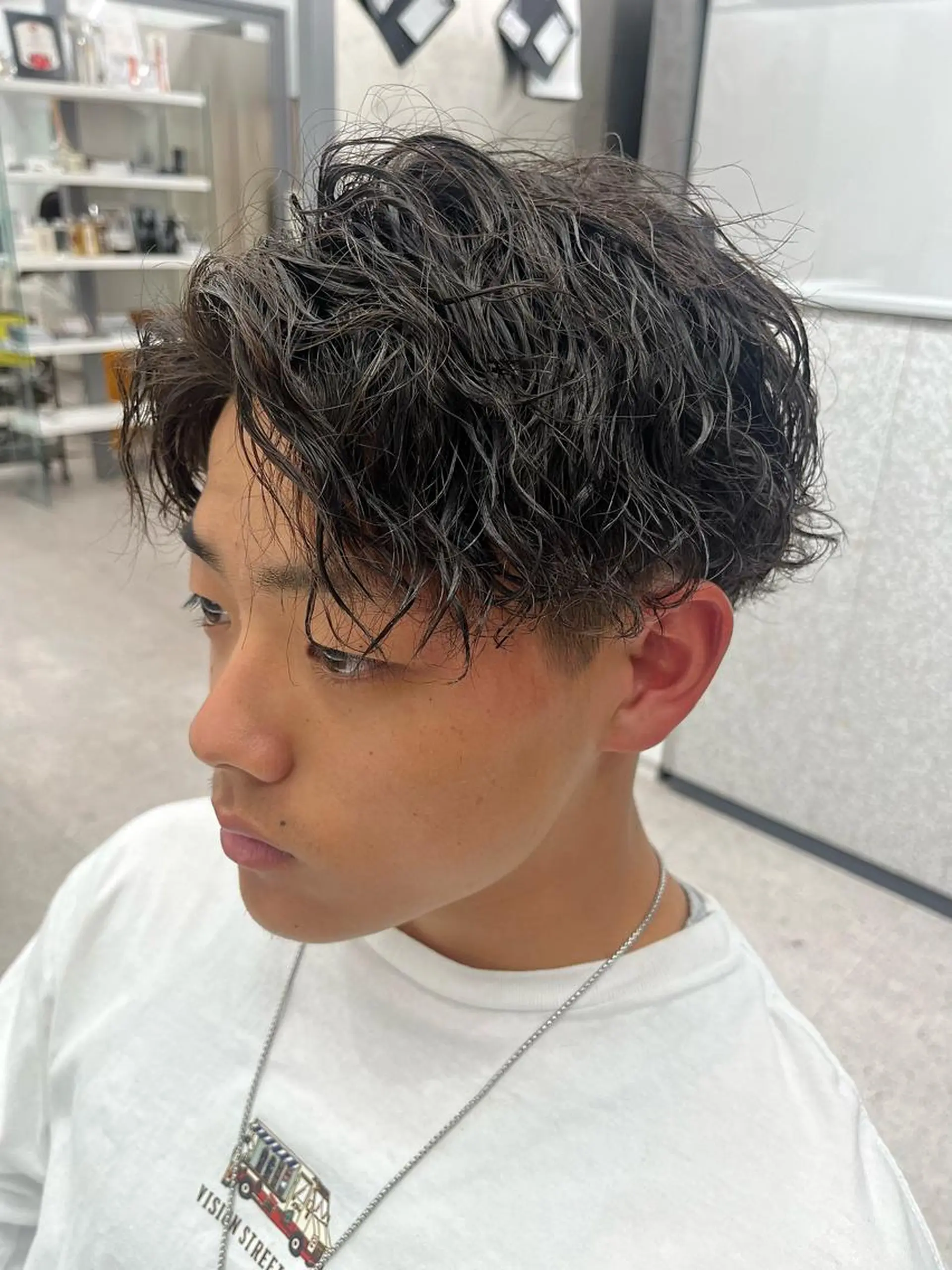 パーマ メンズ 🍐シャドウパーマ メンズ特化/守岡🍐のヘアスタイル