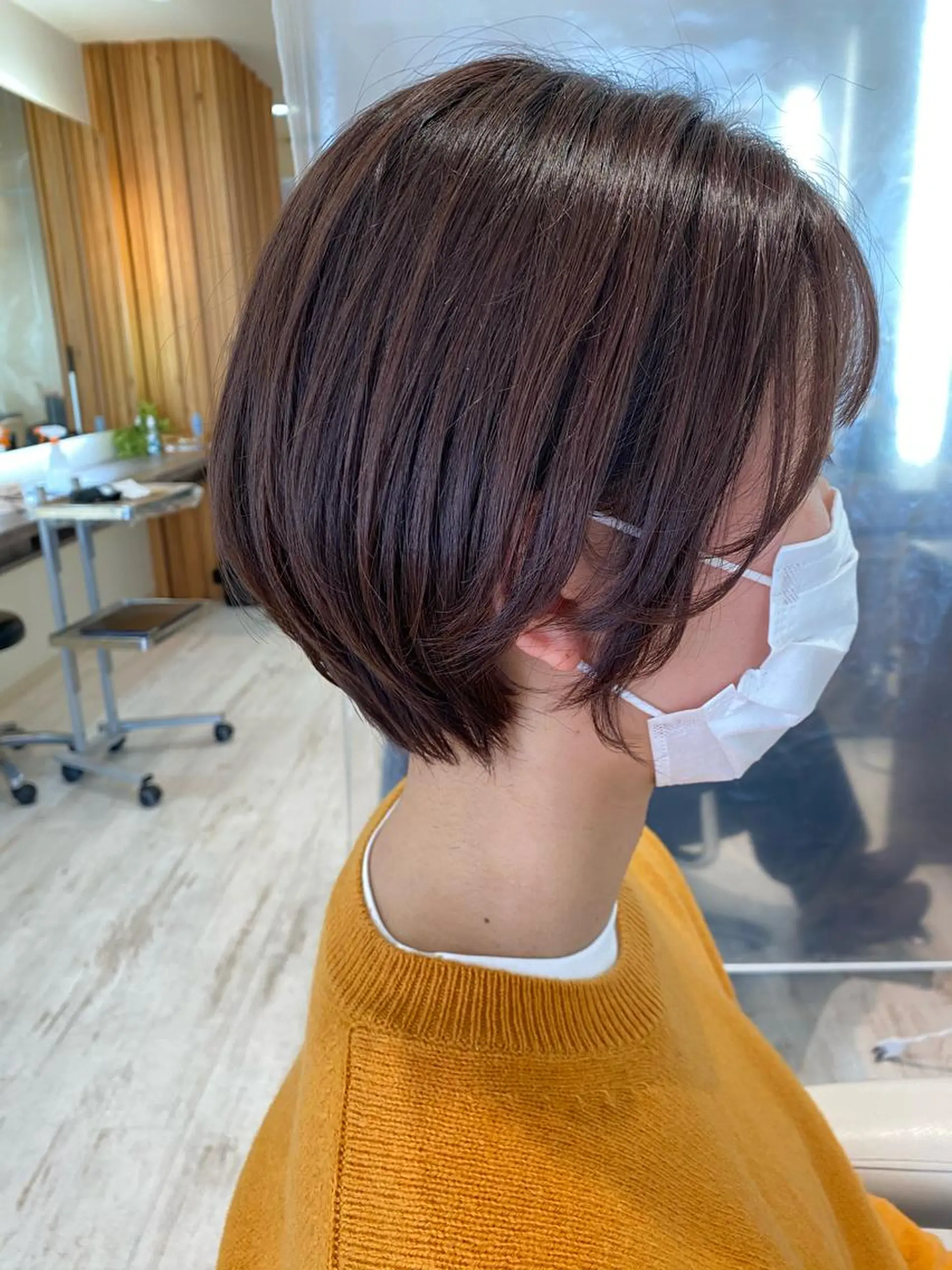 ショート カラー 丸みショート ショートヘア ショート/ボブ🌿 大野ちかのヘアスタイル