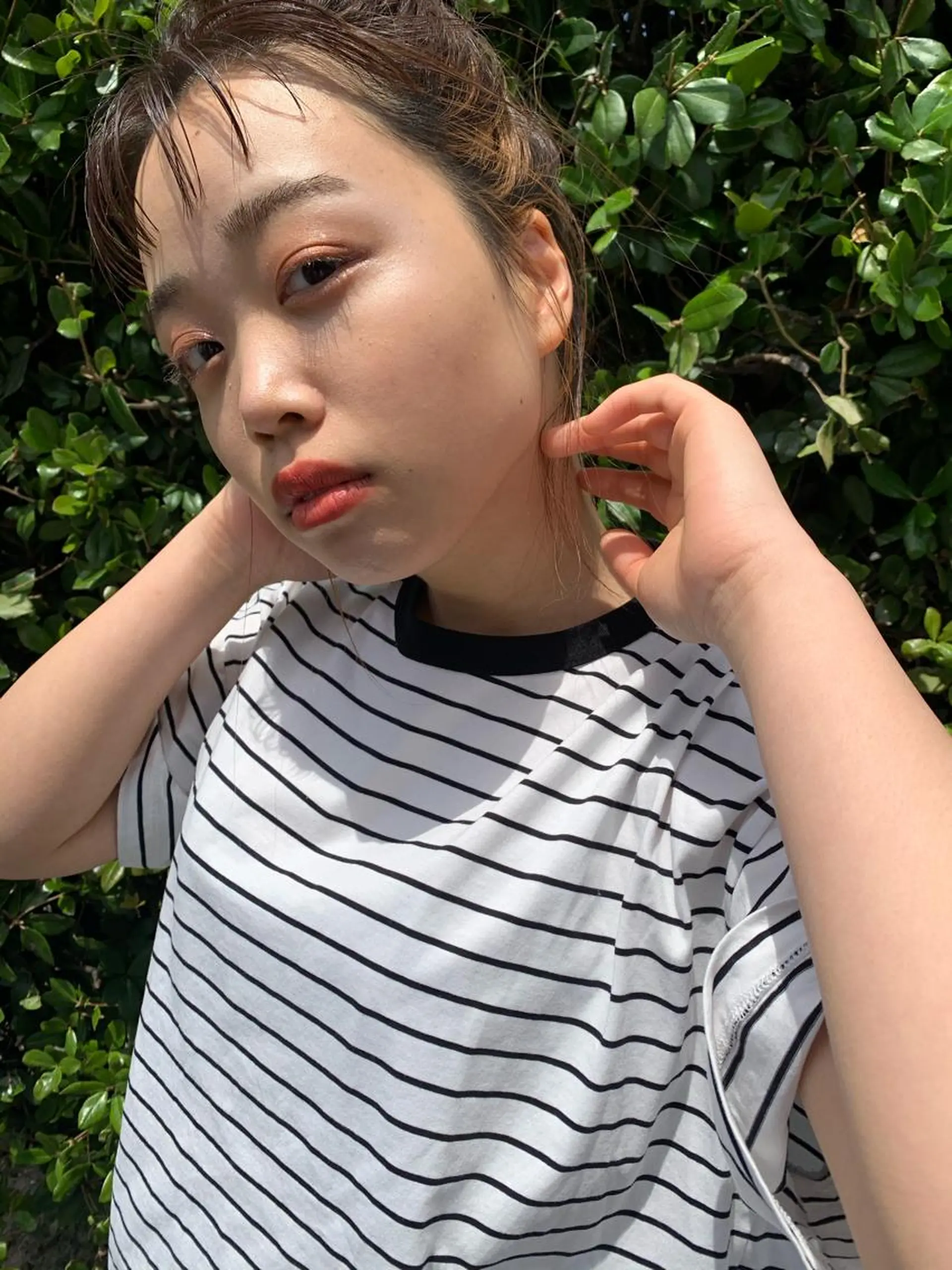 セミロング カラー ヘアアレンジ ピンクベージュ/新潟 万代/高橋桃葉🍑のヘアスタイル