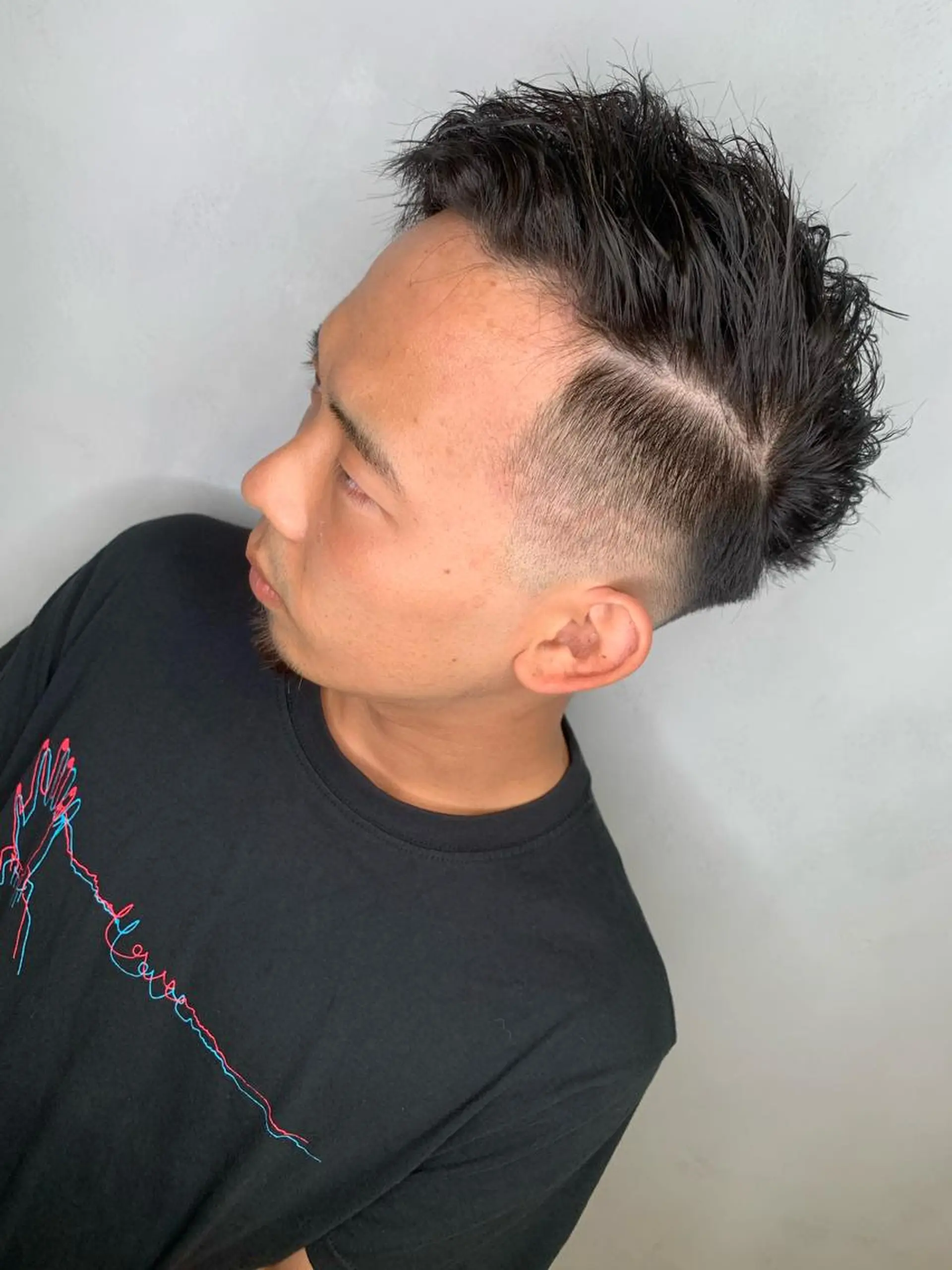 メンズ 吹田 駿 髪質改善縮毛矯正のヘアスタイル