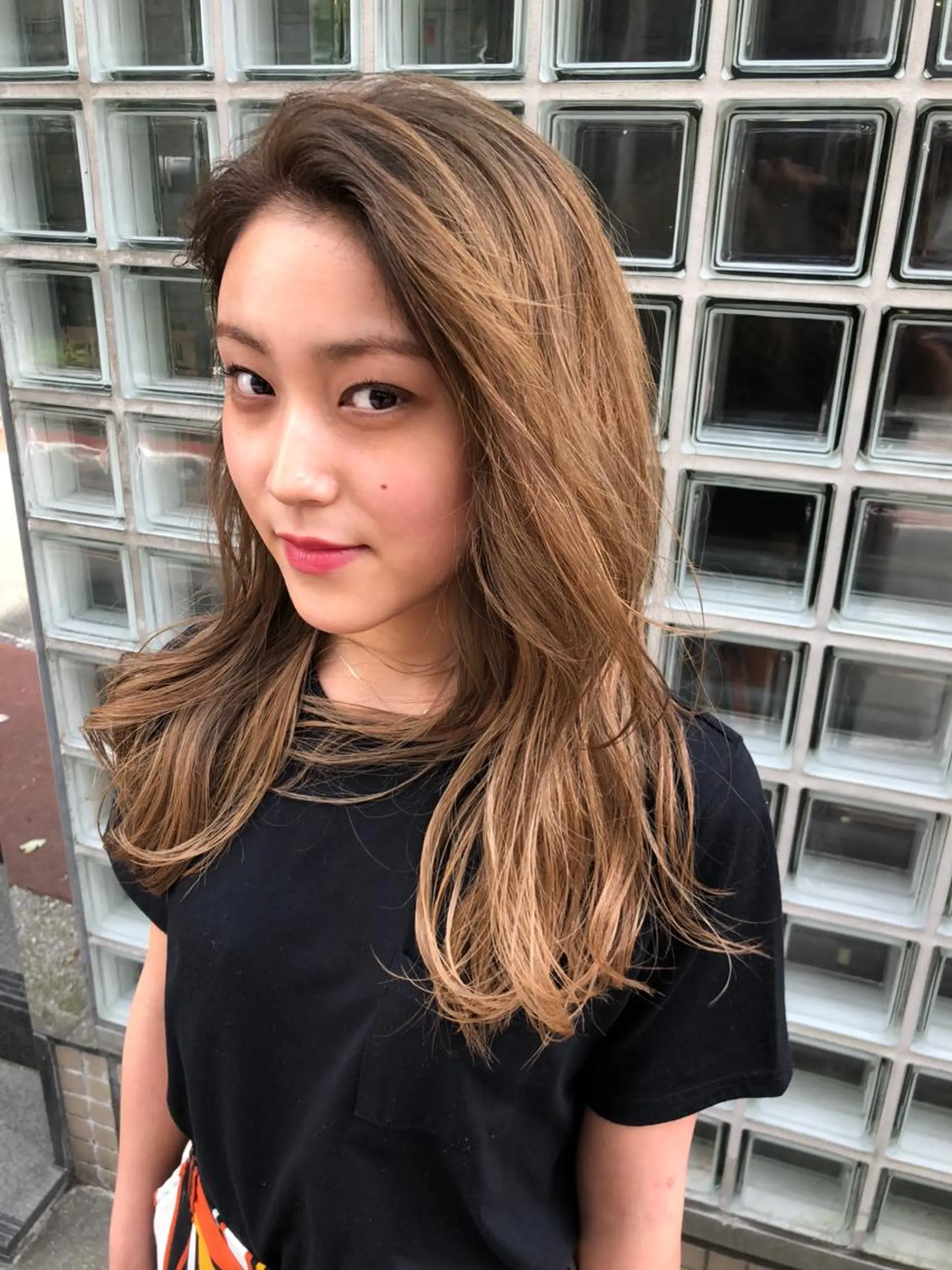 ミディアム カラー グラデーションカラー ヘアカラー トリートメント 大西 直人のヘアスタイル
