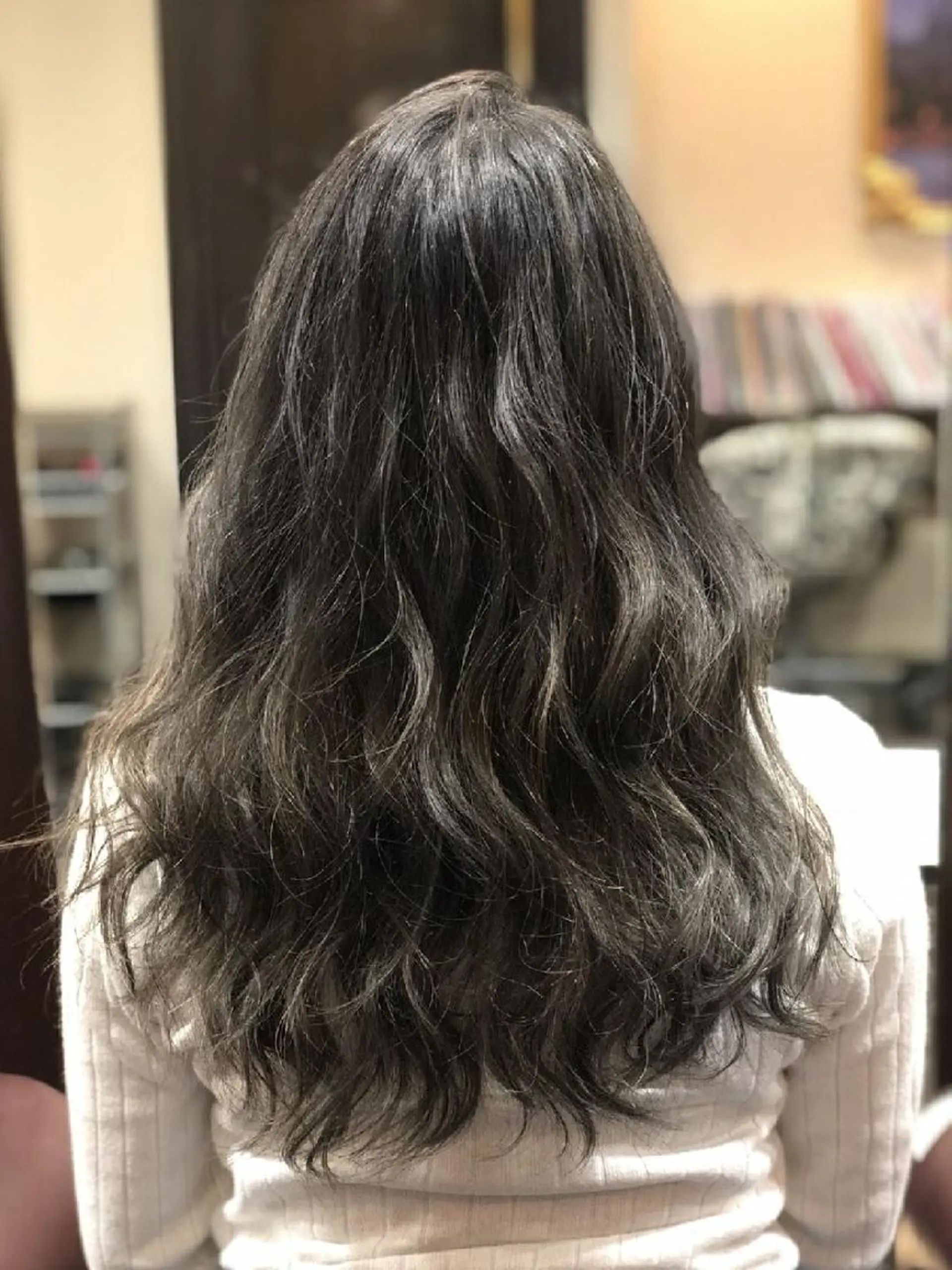 ロング カラー 辻 竜也　のヘアスタイル