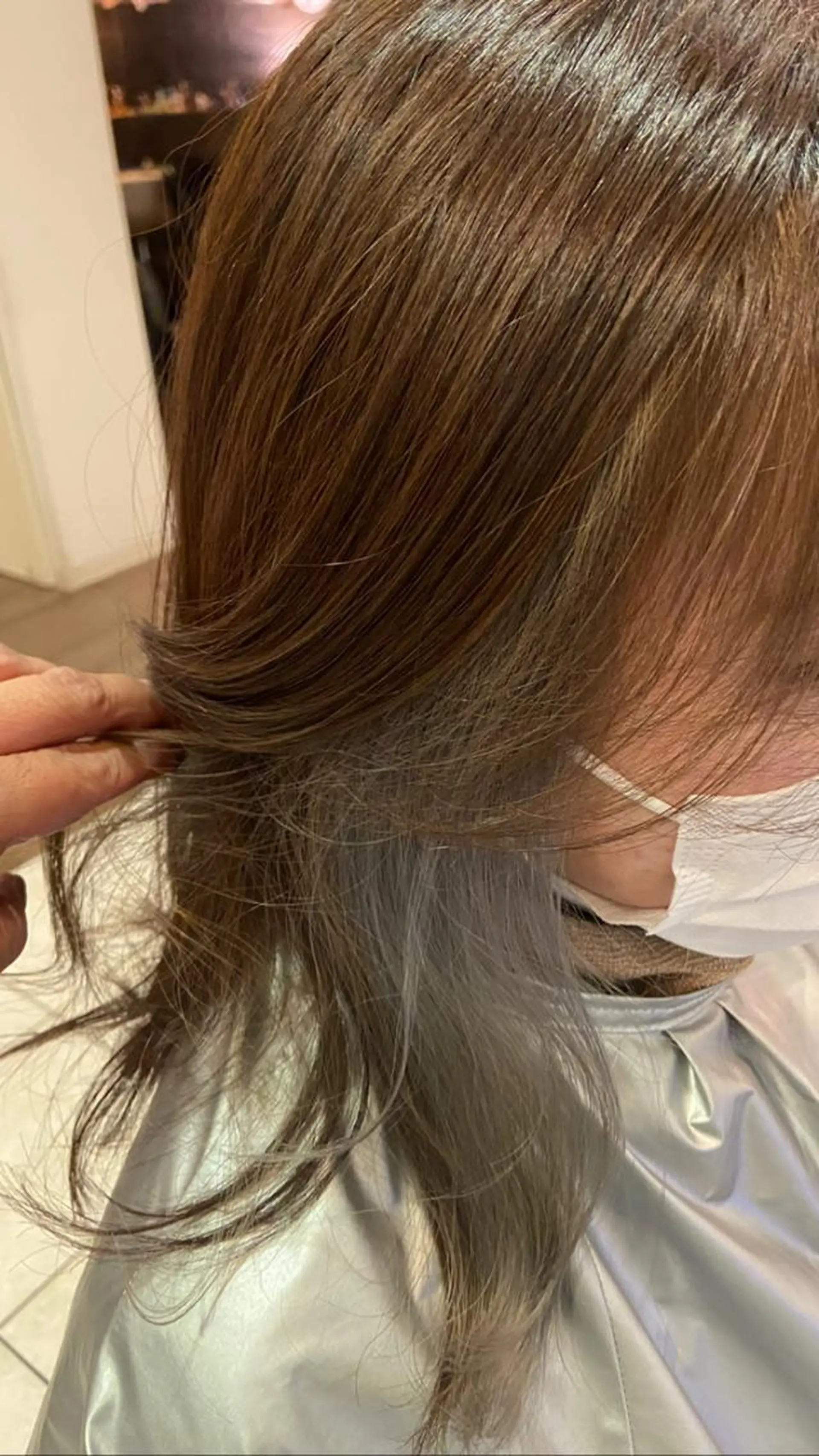 セミロング カラー ✨透明感カラー✨小形 大美✨のヘアスタイル