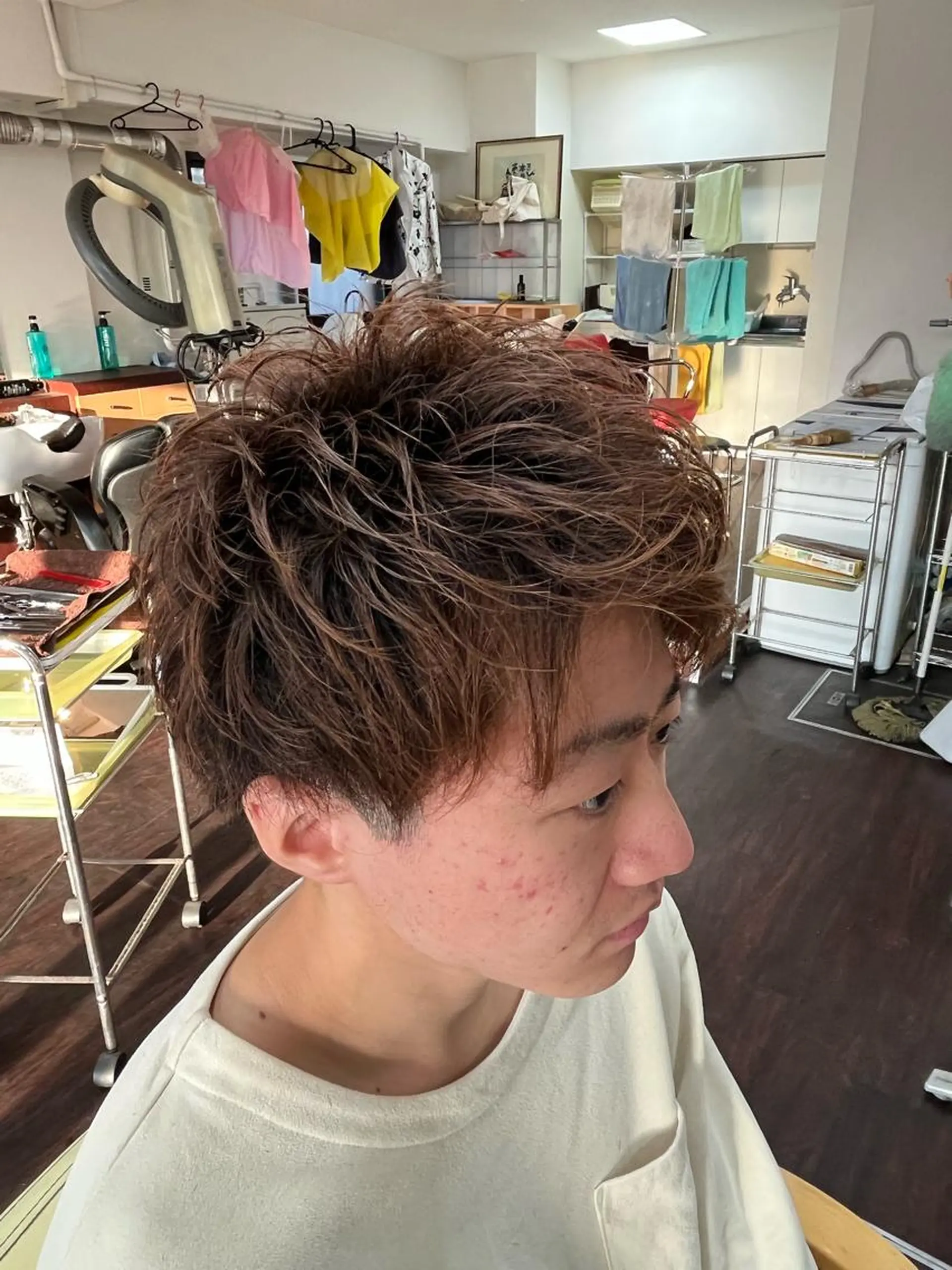 ショート メンズ メンズパーマ くせ毛 Bro Tokyo 木村碧のヘアスタイル