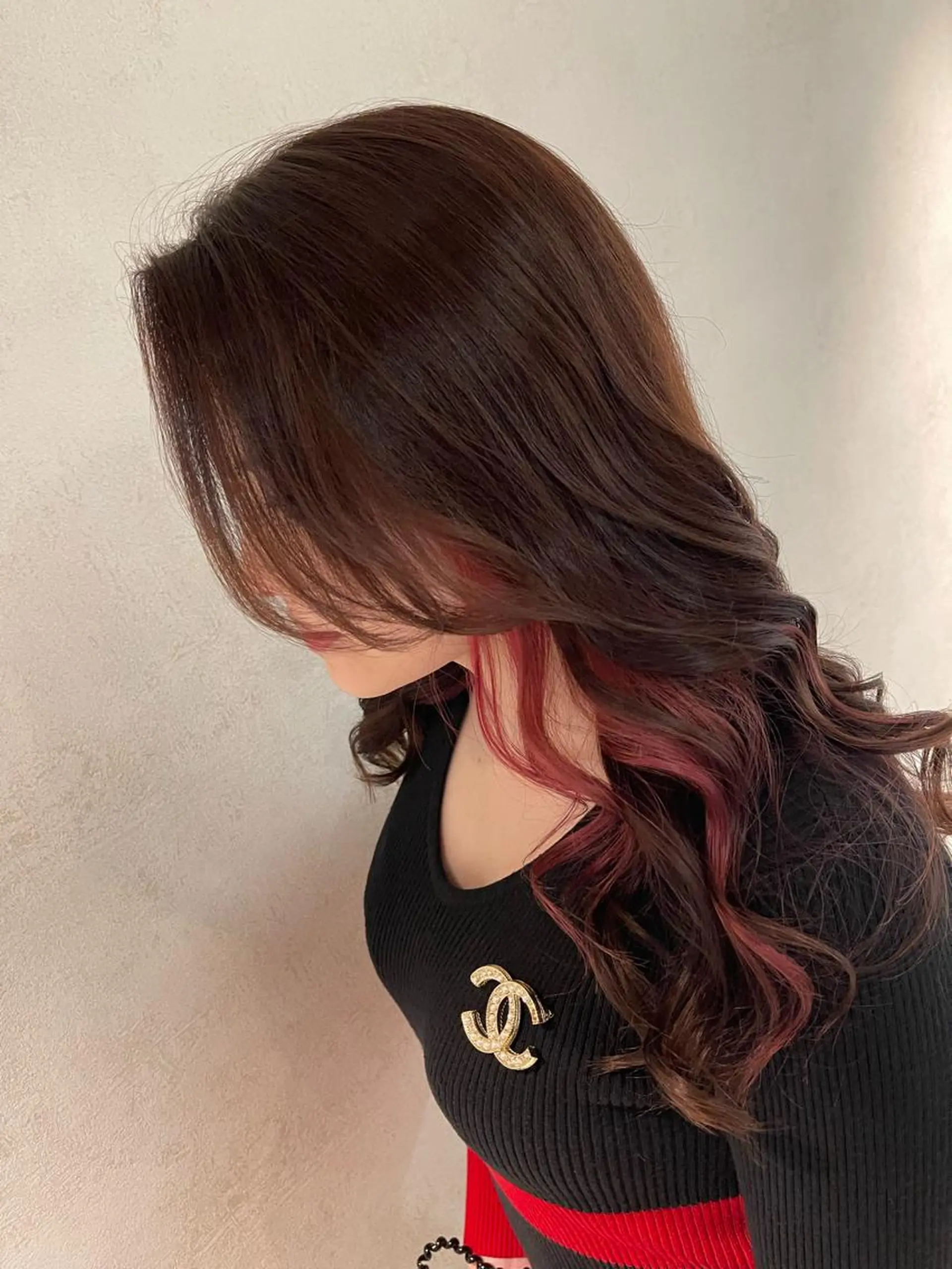 セミロング カラー J所属・市村 正義のヘアスタイル