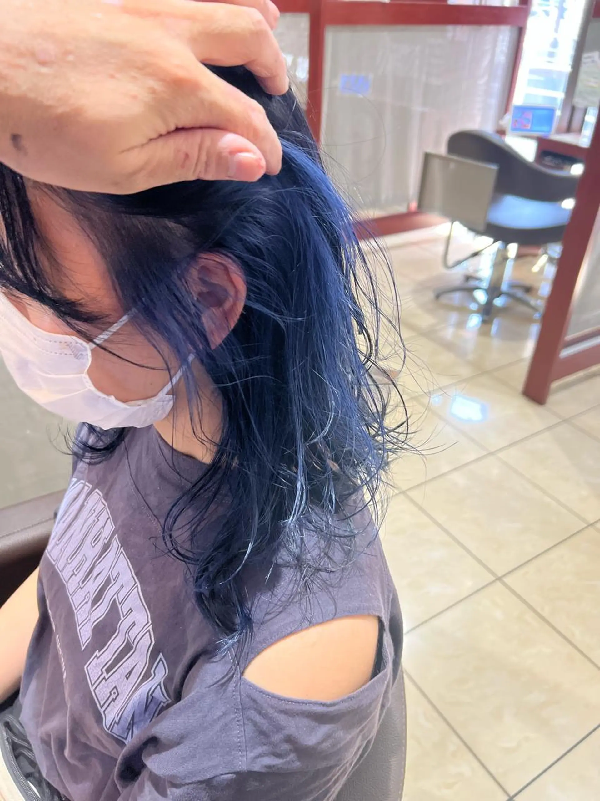 セミロング 坂本 優輝のヘアスタイル