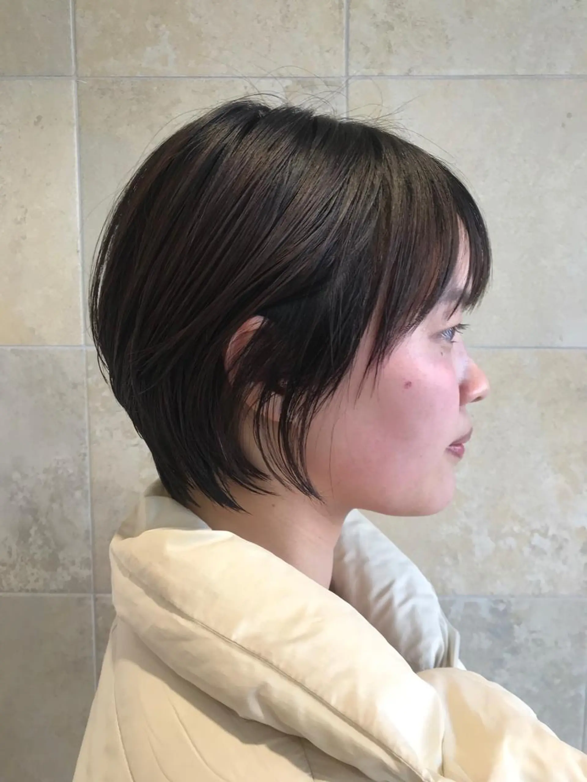 ショート ボブ ショートヘア カット トリートメント 田中 あかねのヘアスタイル