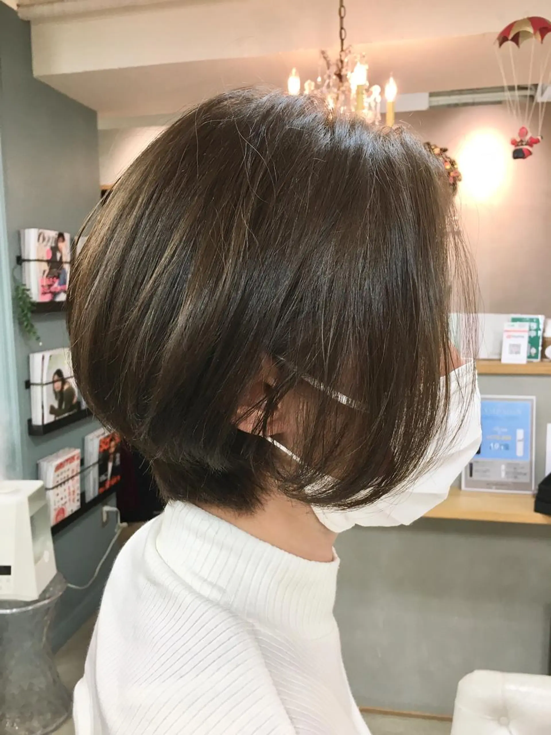 ショート 似合わせ×透明感 カラー🤍MAOのヘアスタイル