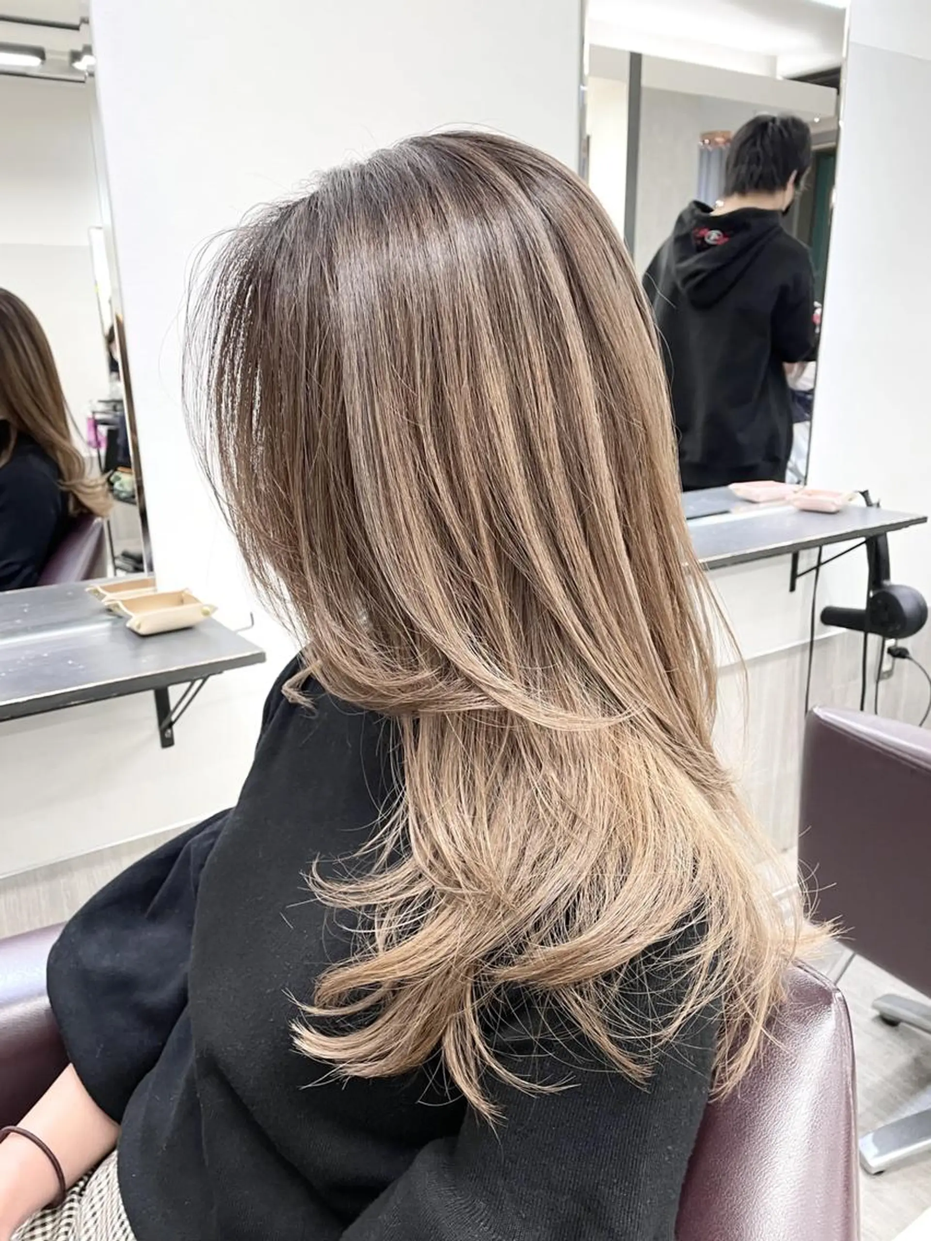 ミディアム カット ヘアカラー トリートメント JILL by GiseL/天神のヘアスタイル