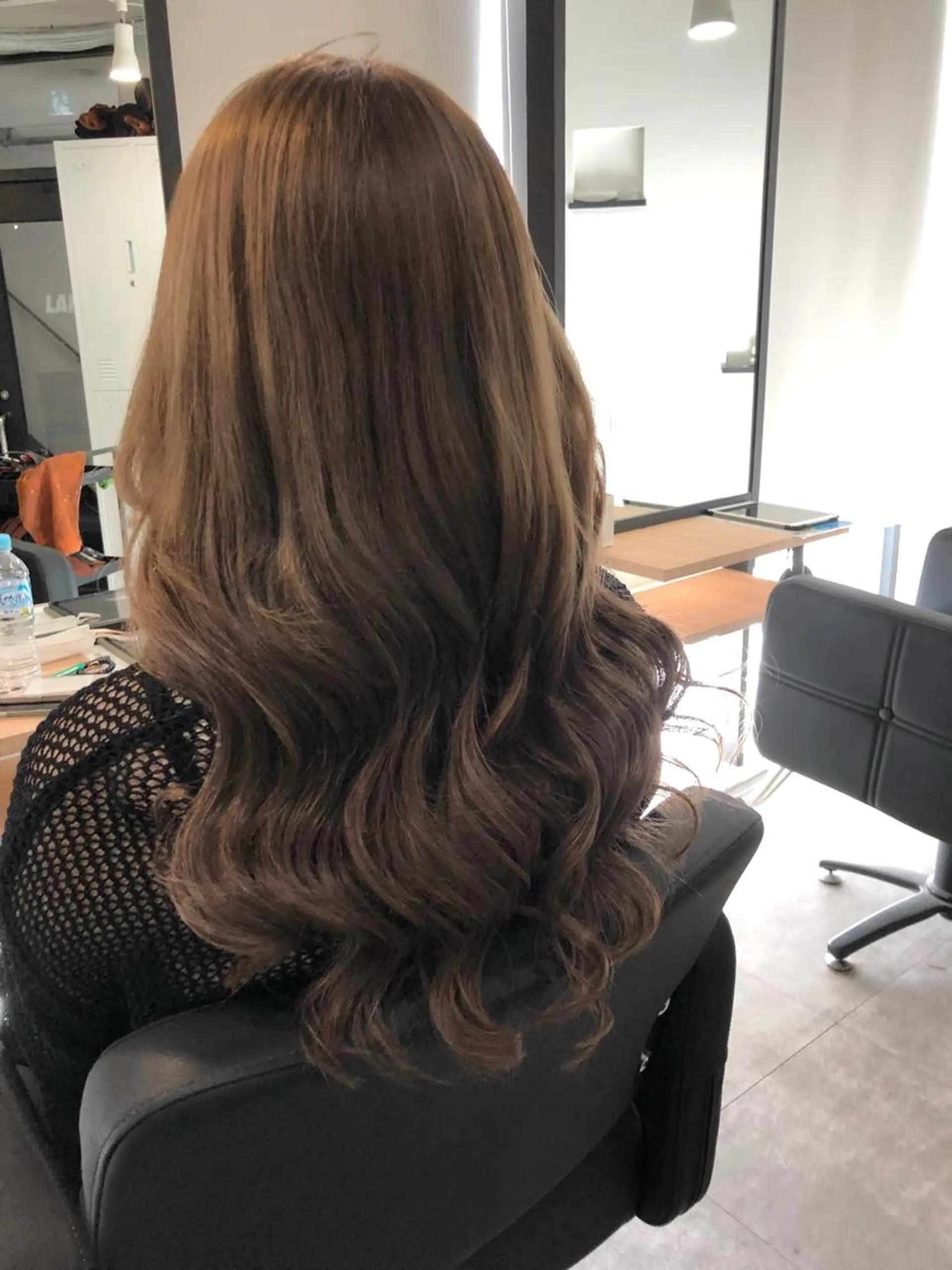 ロング カラー シールエクステ ベージュカラー ブラウンカラー ブラウンベージュ エクステ レイヤー/エクステ alpha下妻のヘアスタイル