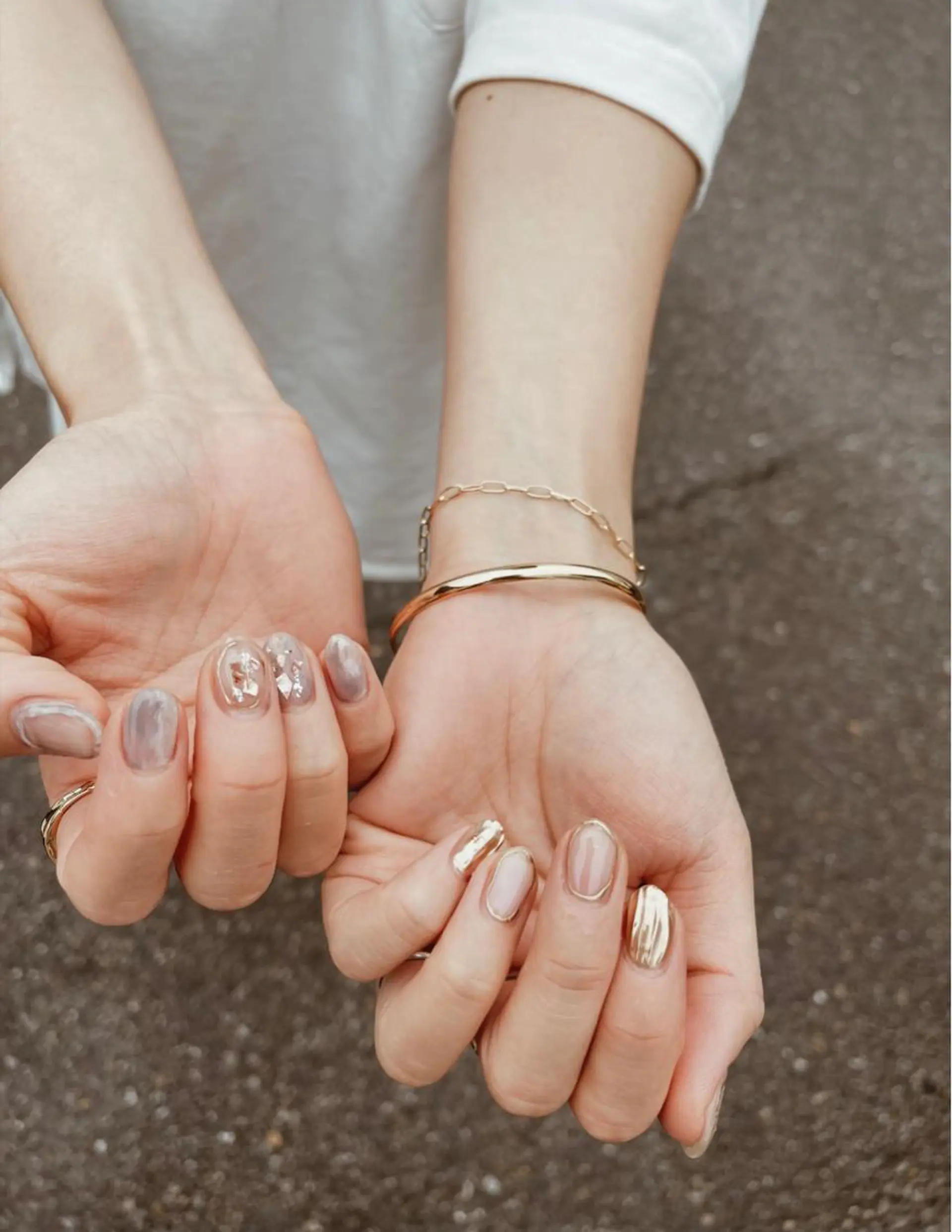 ネイル クリアネイル ニュアンスネイル ハンドネイル フットネイル leaaloha　byBROWN HAIR所属・レアアロハ宇都宮 /ネイル.スクールのネイルデザイン