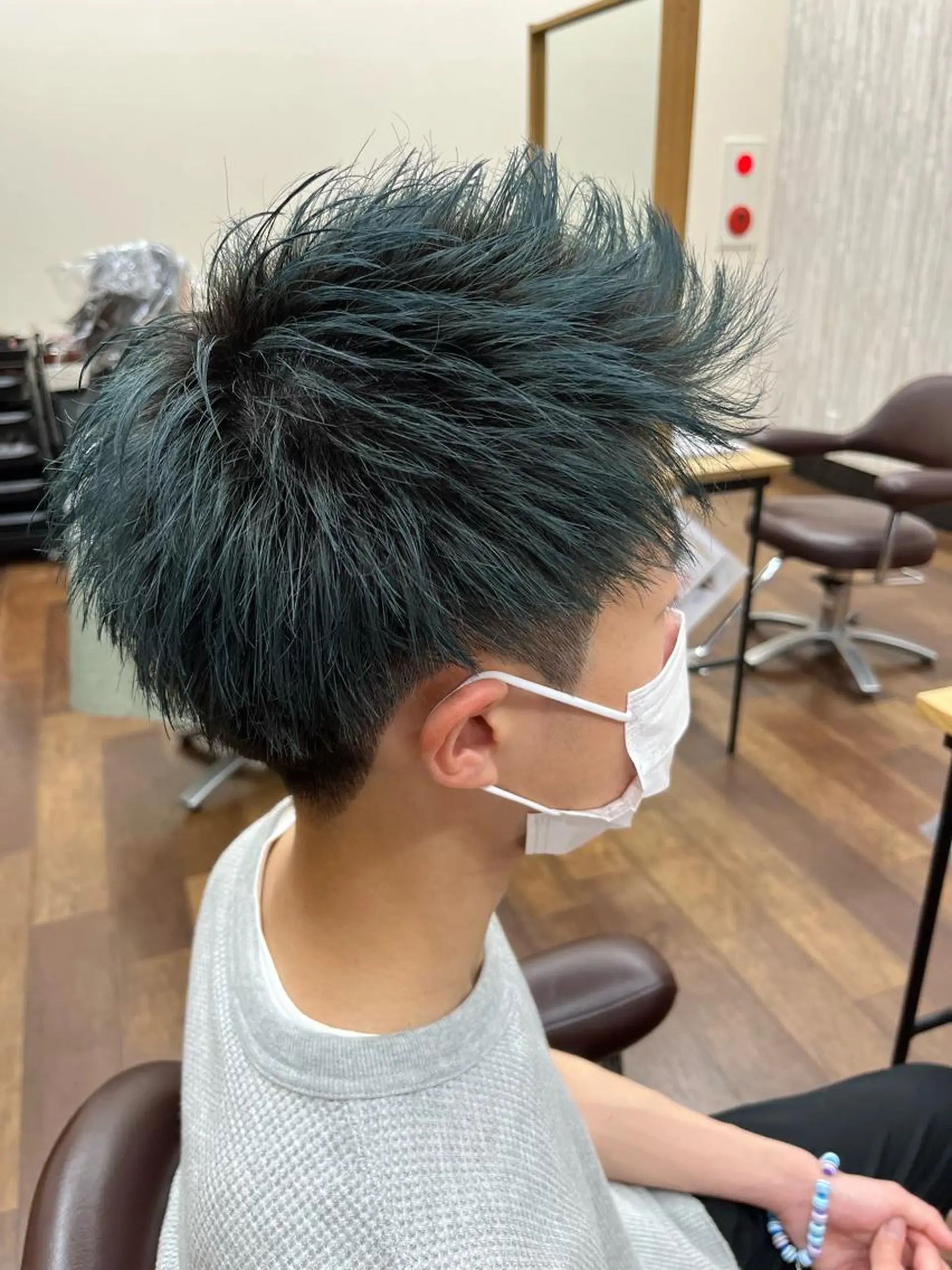 メンズ アップバング カット ヘアカラー トリートメント メンズ特化美容師 /齋藤翼のヘアスタイル