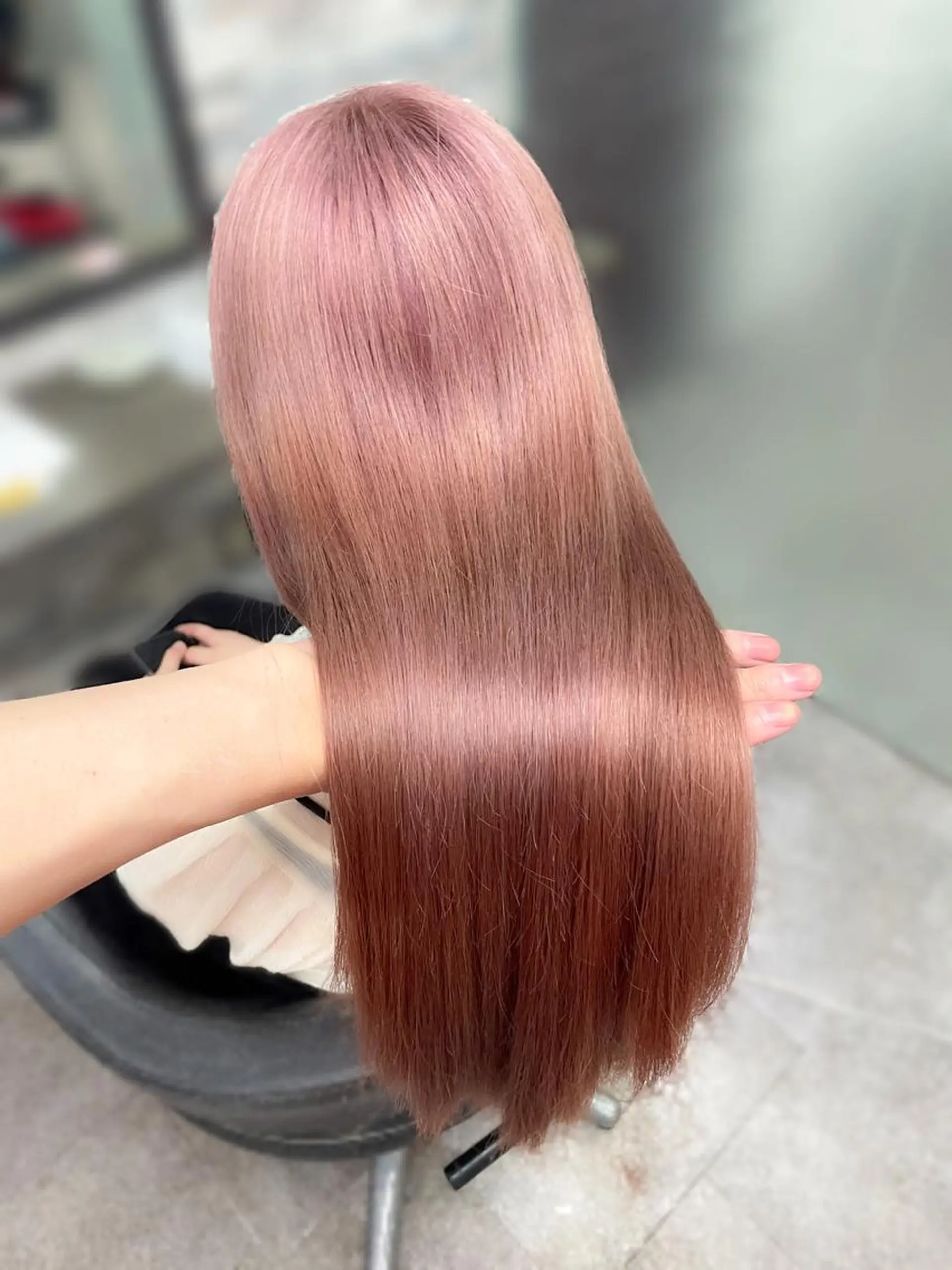 ロング ハイトーンエクステ 🎩カズキ🎩のヘアスタイル