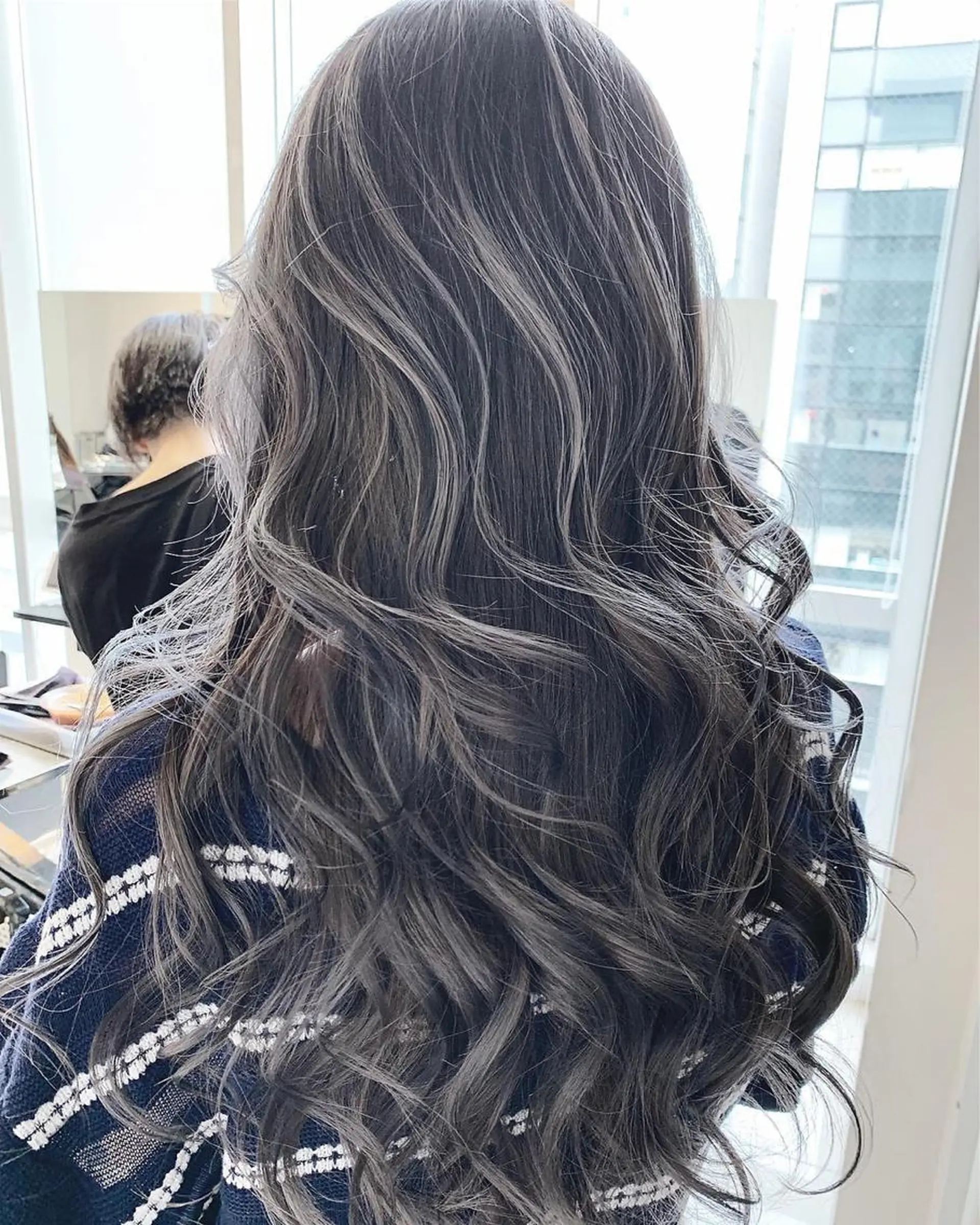 ロング カラー ヘアアレンジ 阿部 圭悟のヘアスタイル