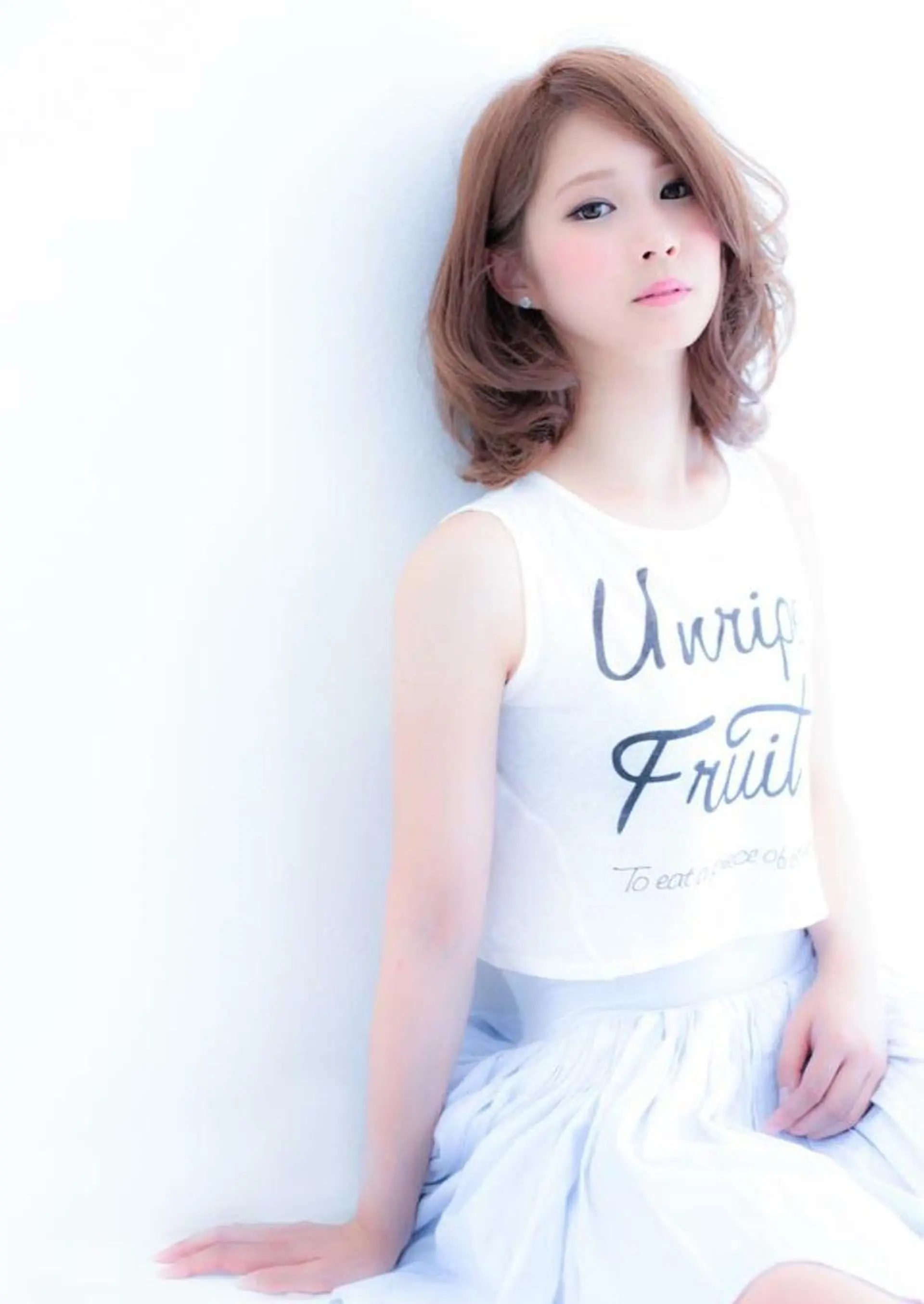 ミディアム カラー ブリーチ/髪質改善 NYNY大久保のヘアスタイル