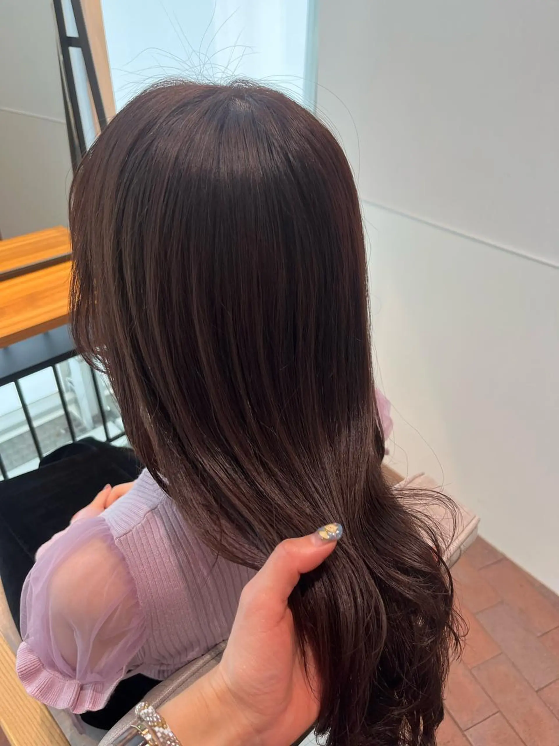 セミロング マンツーマン 縮毛矯正/マユコのヘアスタイル