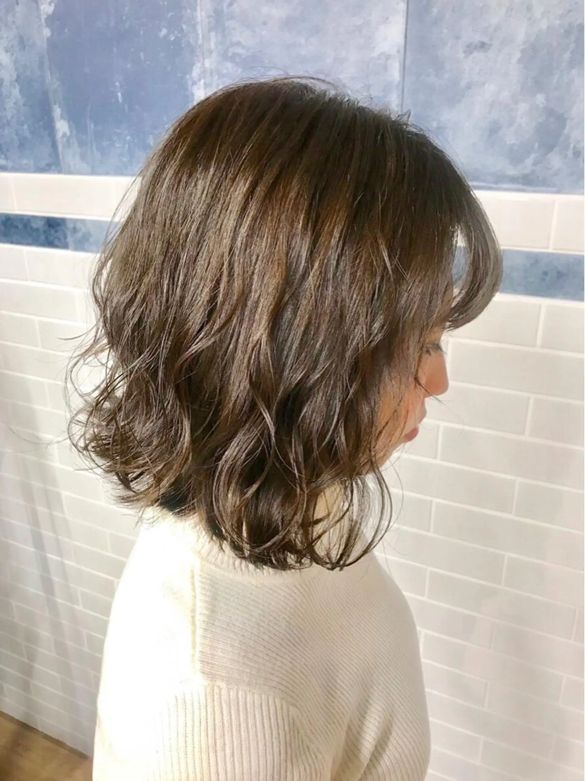 ミディアム カラー アディクシーカラー カット ヘアカラー トリートメント ❤️Ruminate 日暮里店❤️のヘアスタイル