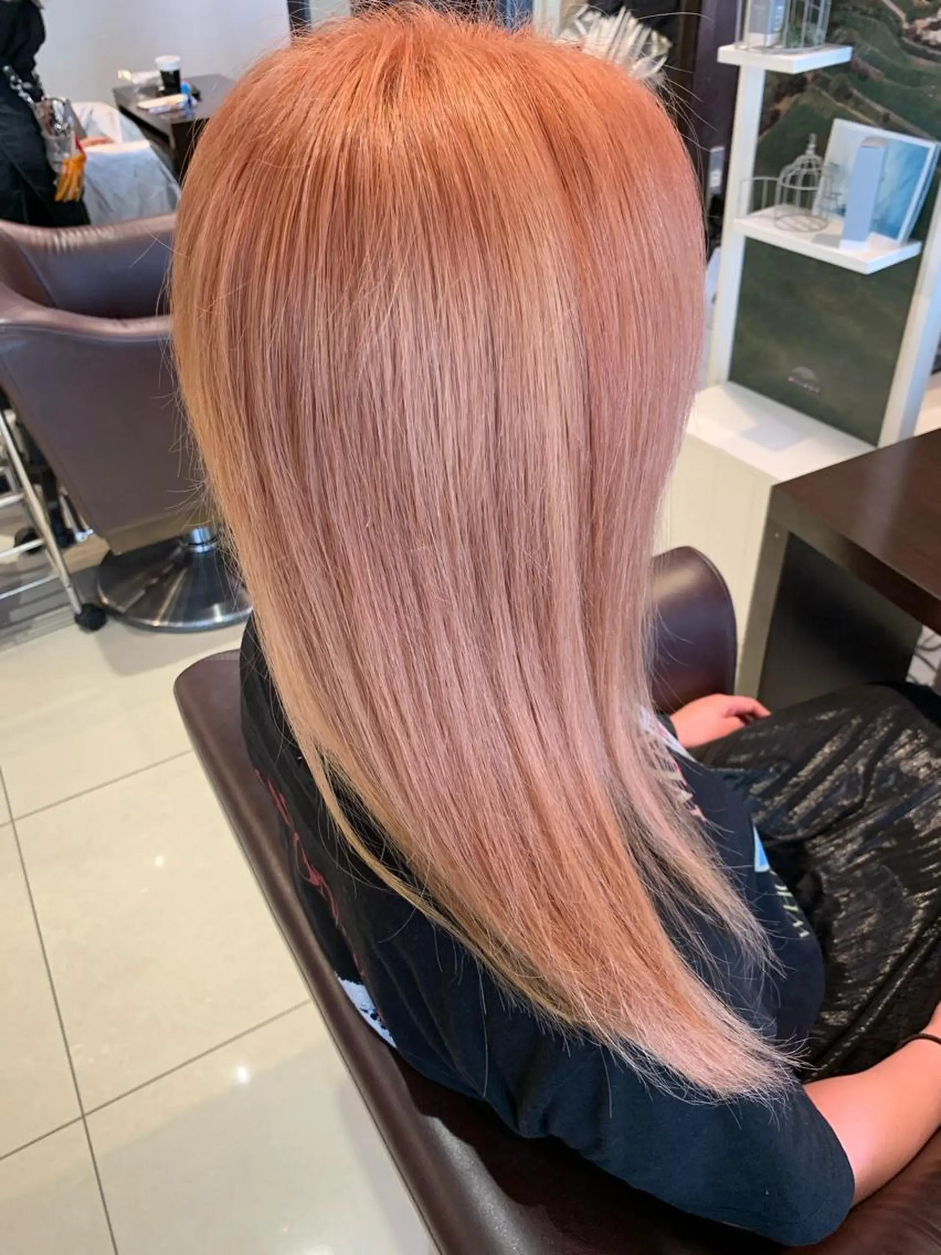 カラー ブリーチ 透明感カラー 溝口 和弘のヘアスタイル