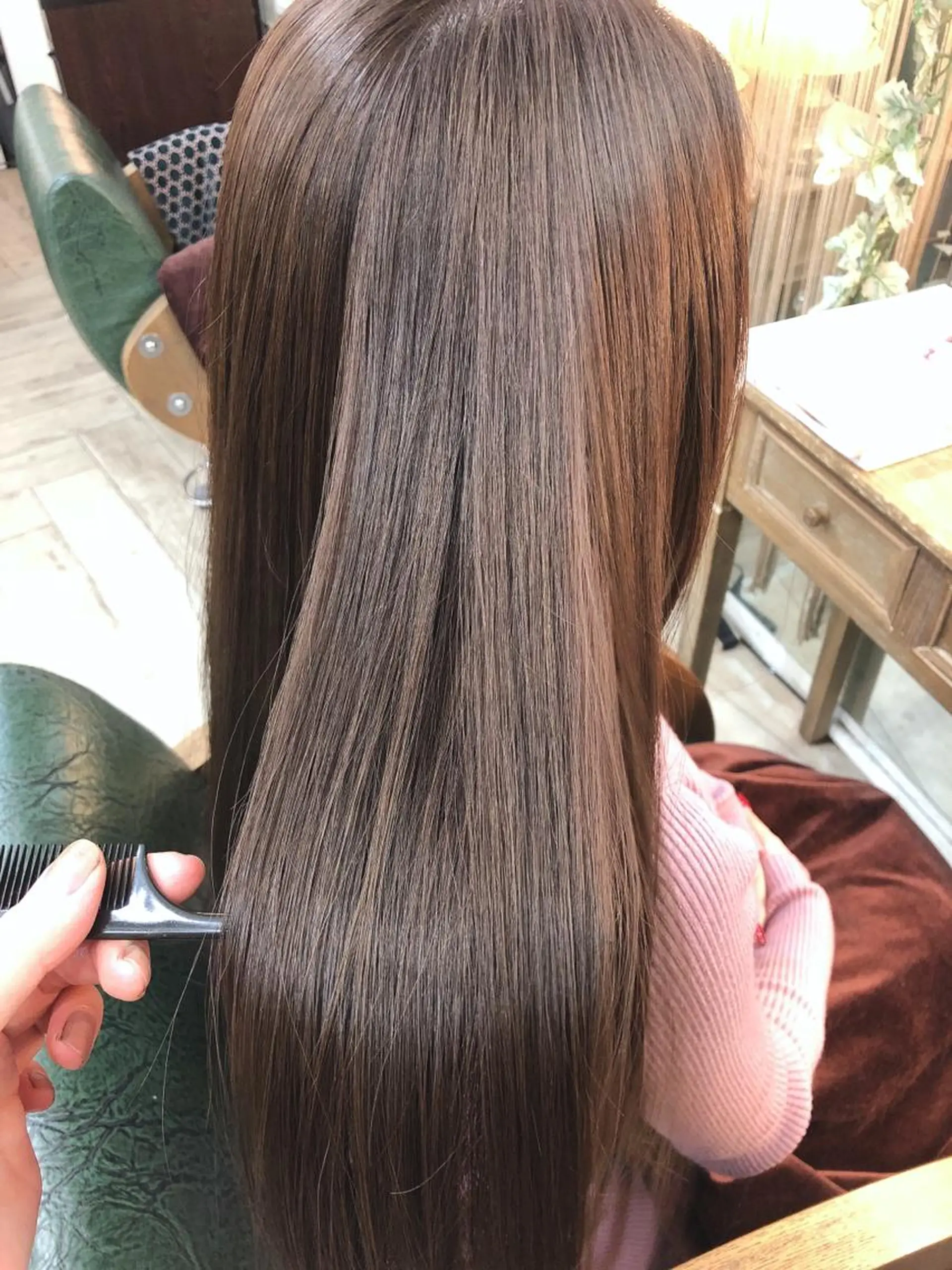 ロング カラー ❤︎大人シック ベージュrihoのヘアスタイル