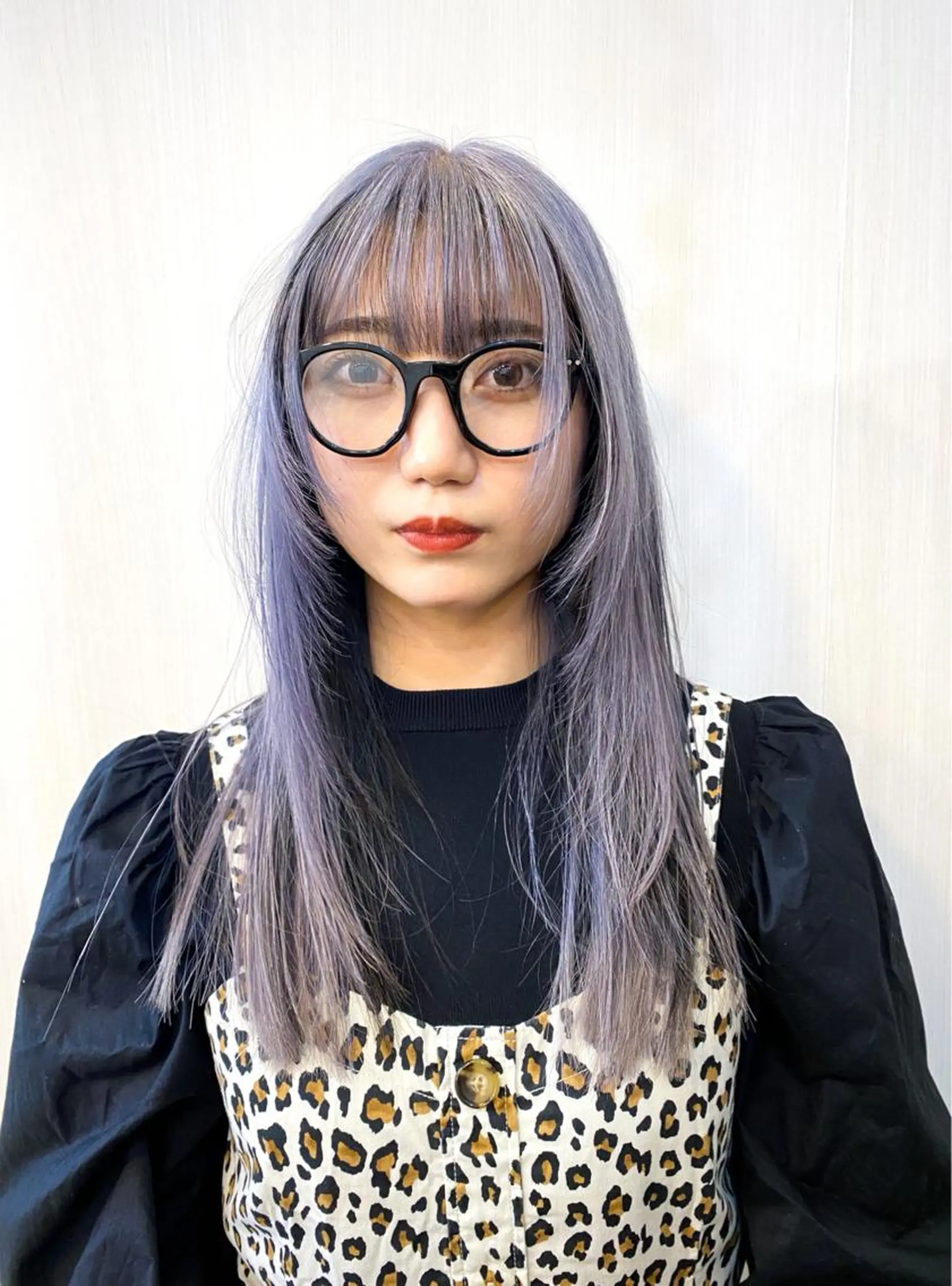 ロング カラー パーマ、髪質改善 菊地美月のヘアスタイル