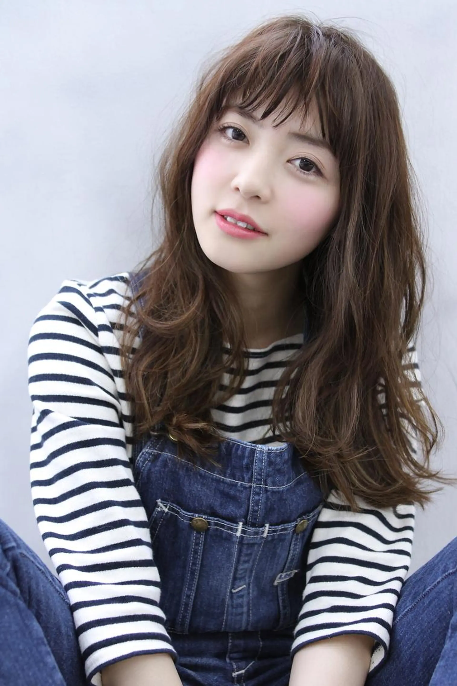 ロング カラー 韓国メンズヘア　ミル クティボブ　足立佳代のヘアスタイル