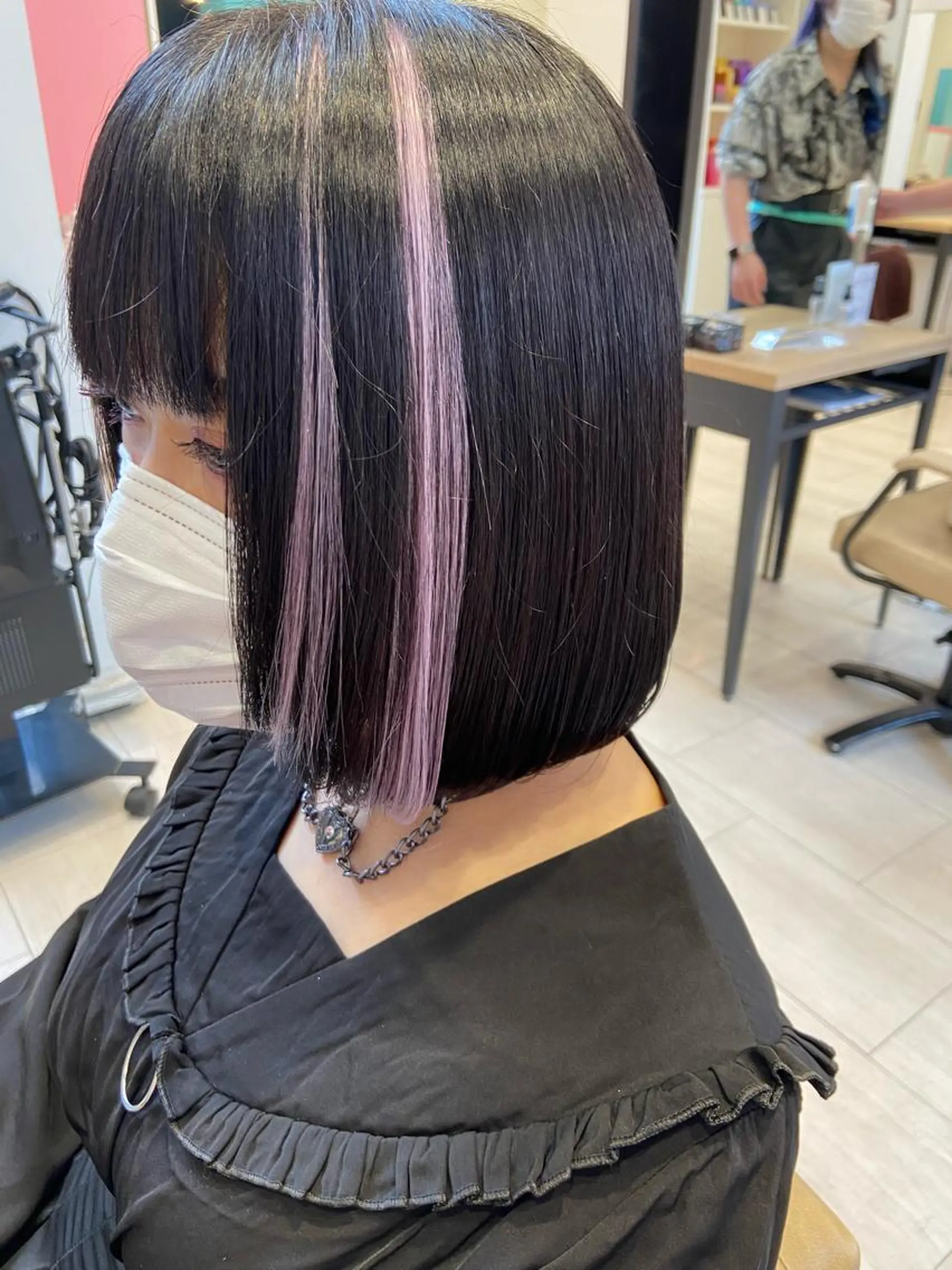 ミディアム 新宿/韓国ヘア 中明度カラー/かやのヘアスタイル