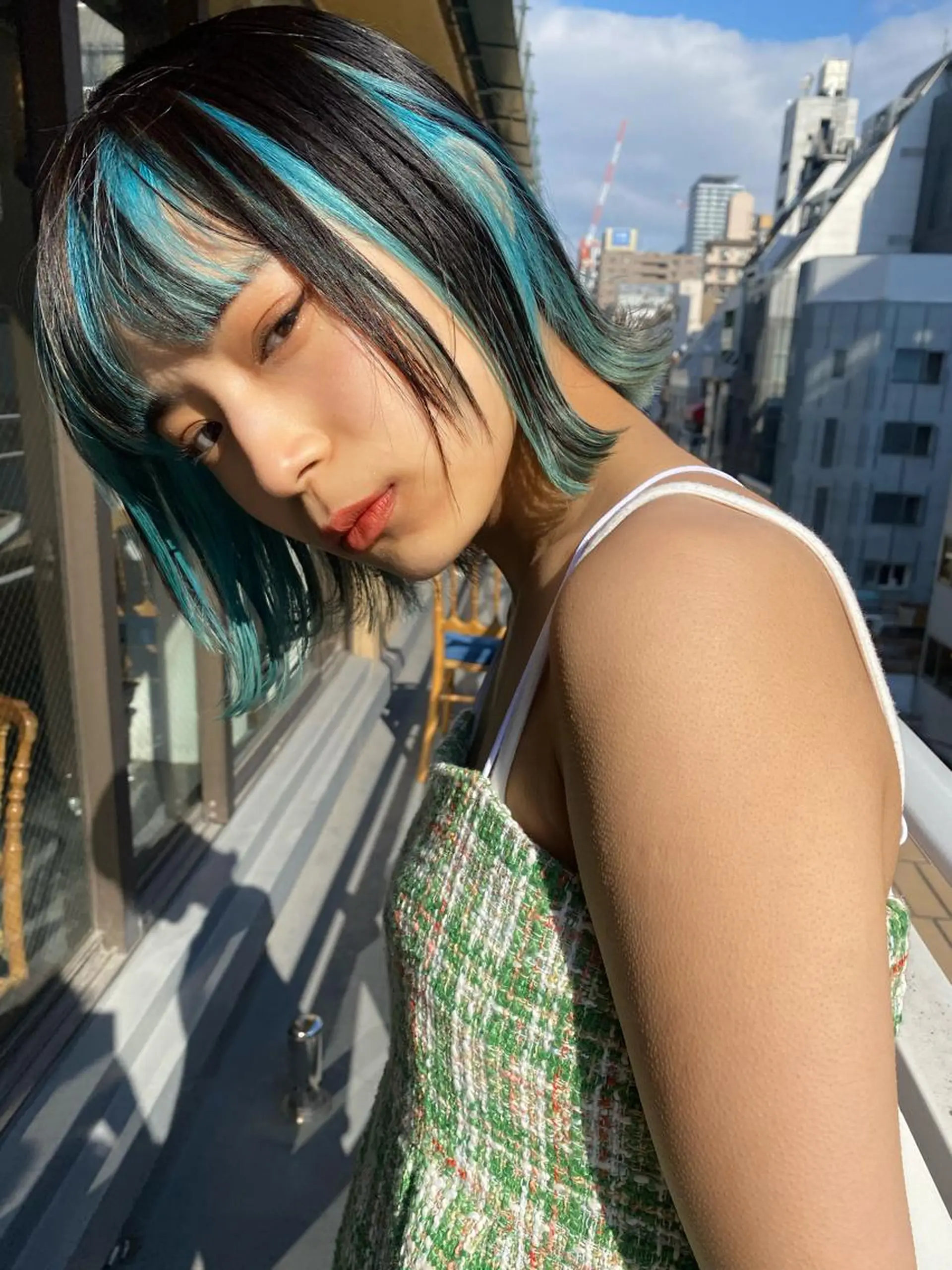 ショート カラー ブリーチ カット ヘアカラー ブリーチ/ハイトーン レイヤー/Maanaのヘアスタイル