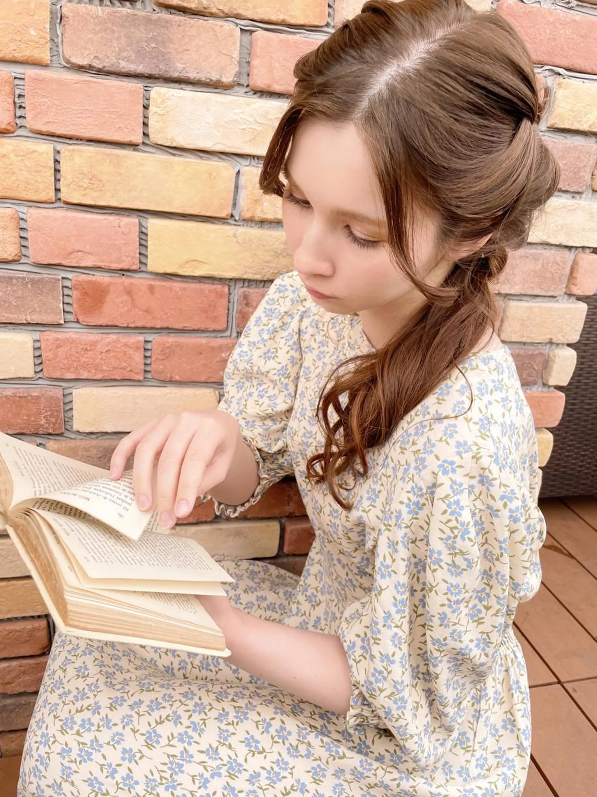 ロング カラー ヘアアレンジ 髪質改善🫧美髪矯正 🤍Yuiのヘアスタイル