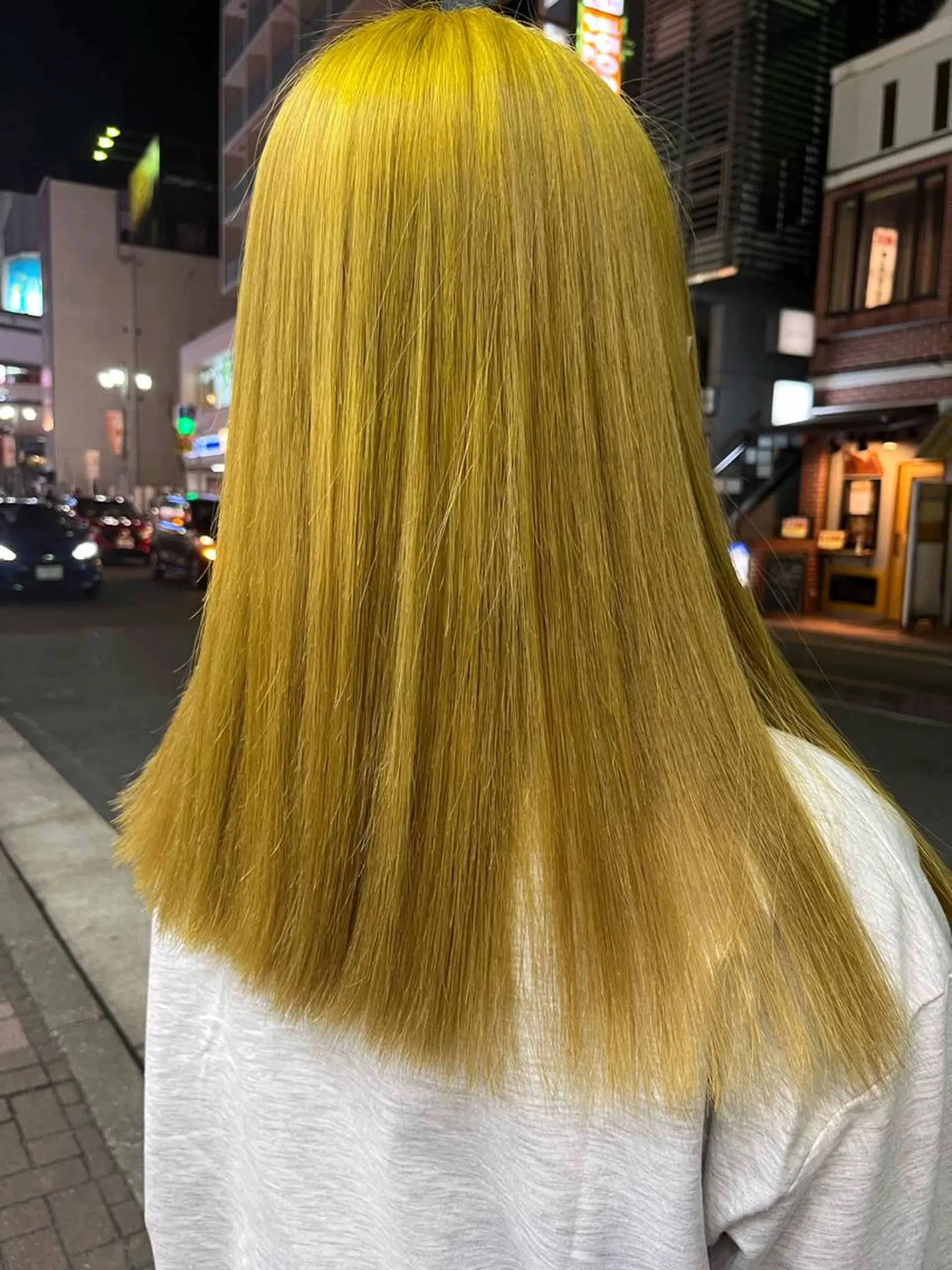 ロング カラー 💖デザインカラー/ タダ ハナカ💖のヘアスタイル