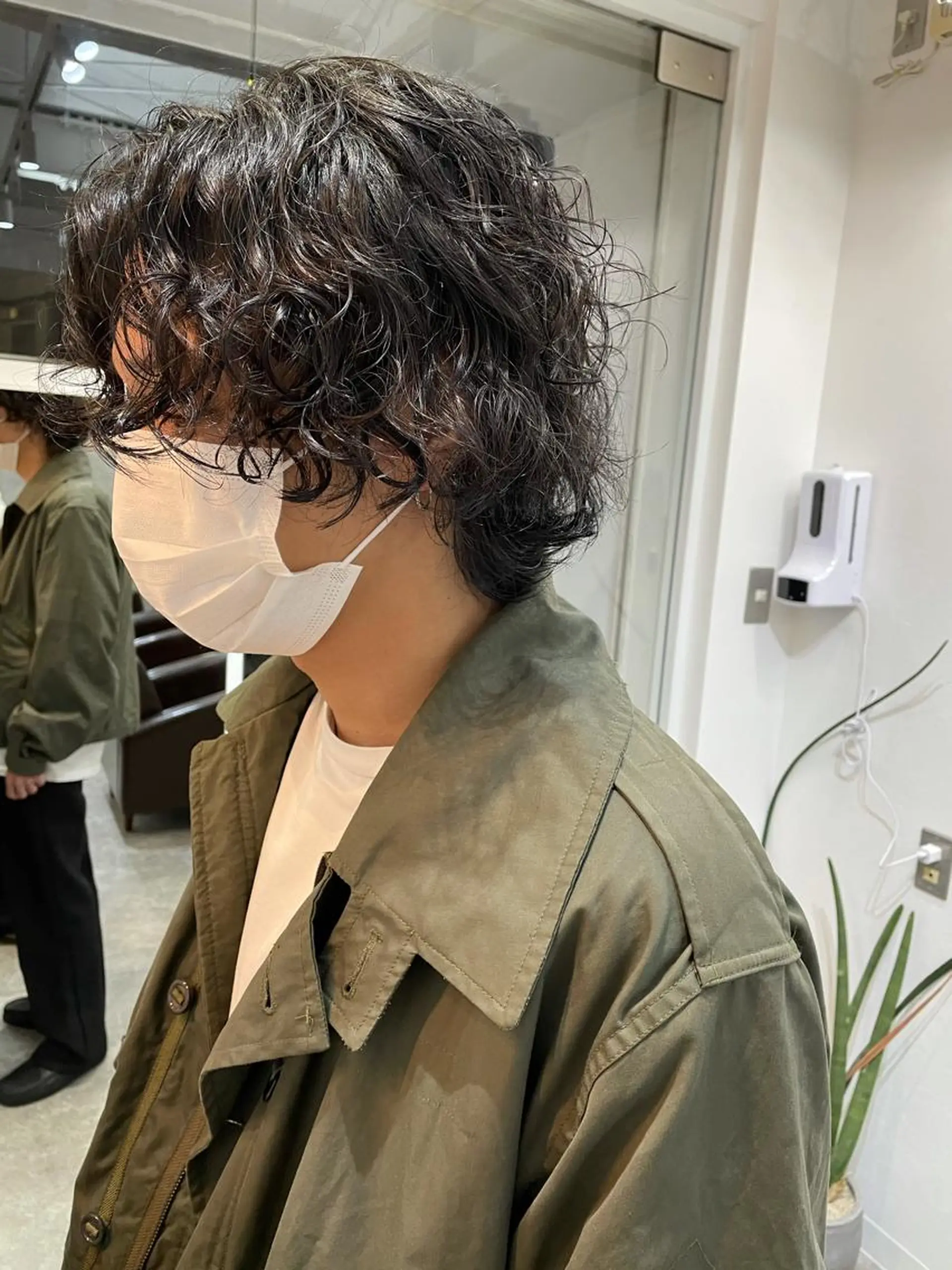 ショート パーマ メンズ メンズパーマ カット パーマ トリートメント パーマ/透明感カラー /ボブ/吉田一生のヘアスタイル