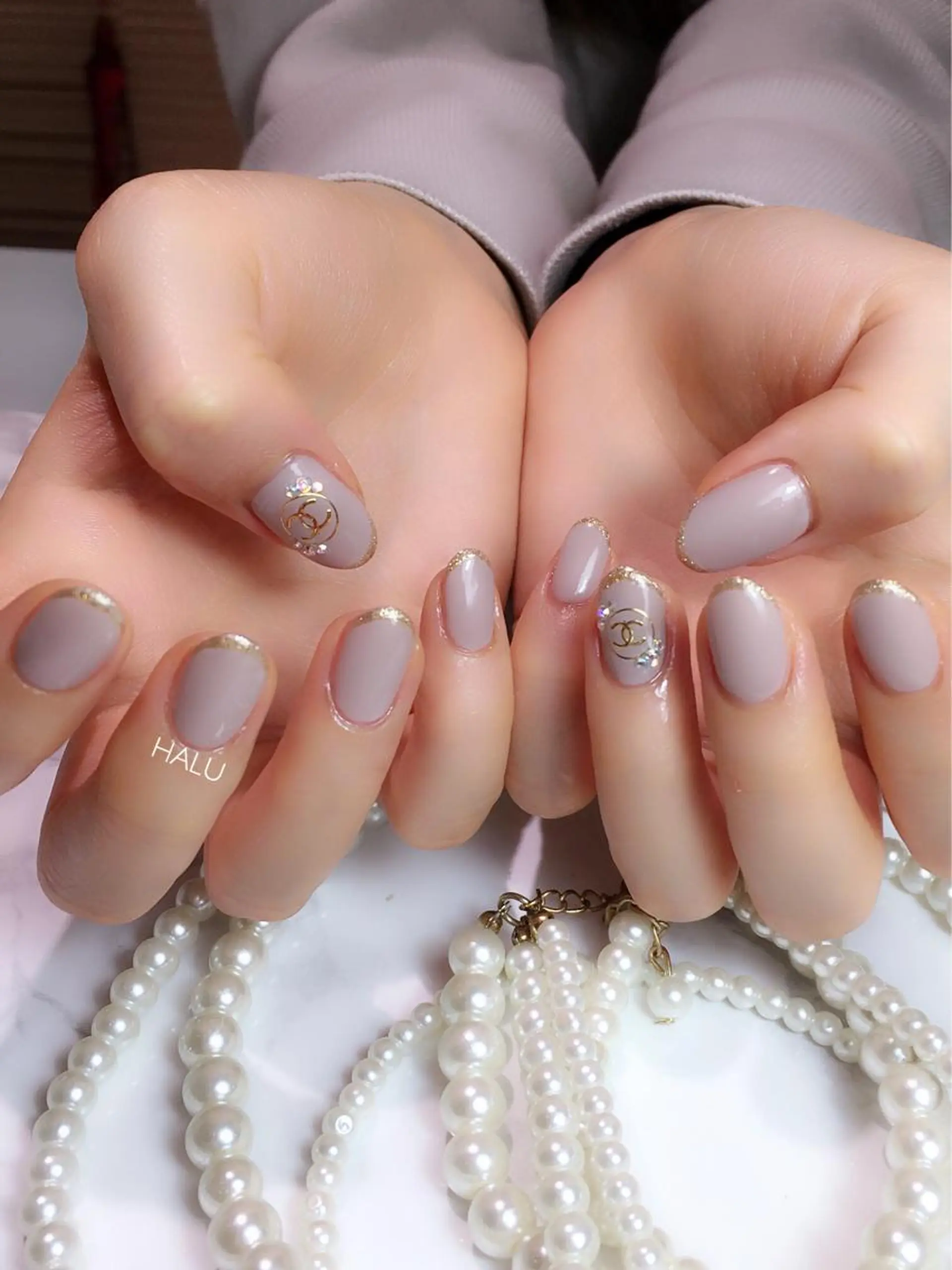 ネイル シンプルネイル HALU ハルのネイルデザイン