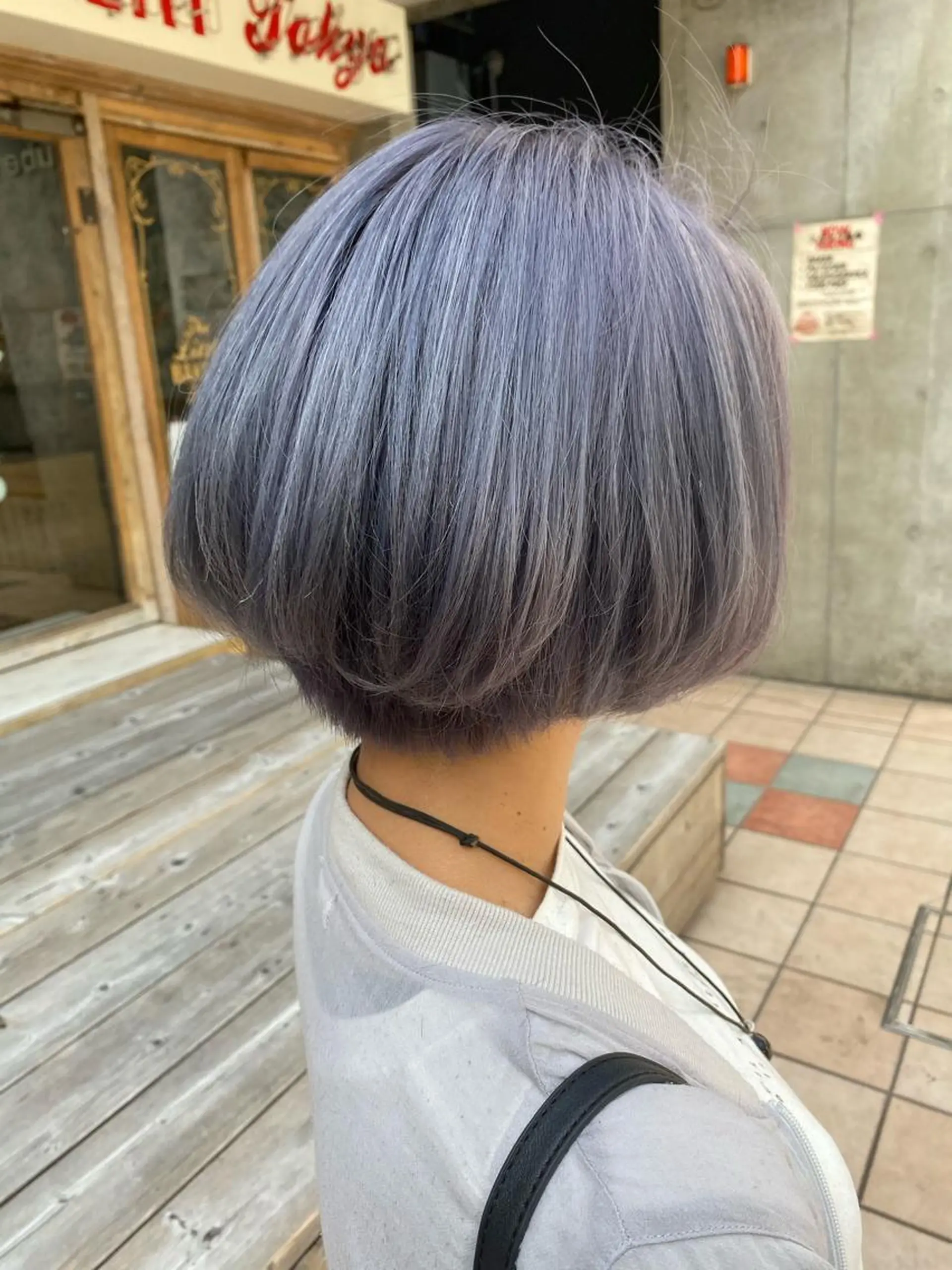 ショート カラー カット ヘアカラー トリートメント ヘアセット ☘️ブリーチ/ハイト ーン/レイヤー/のヘアスタイル