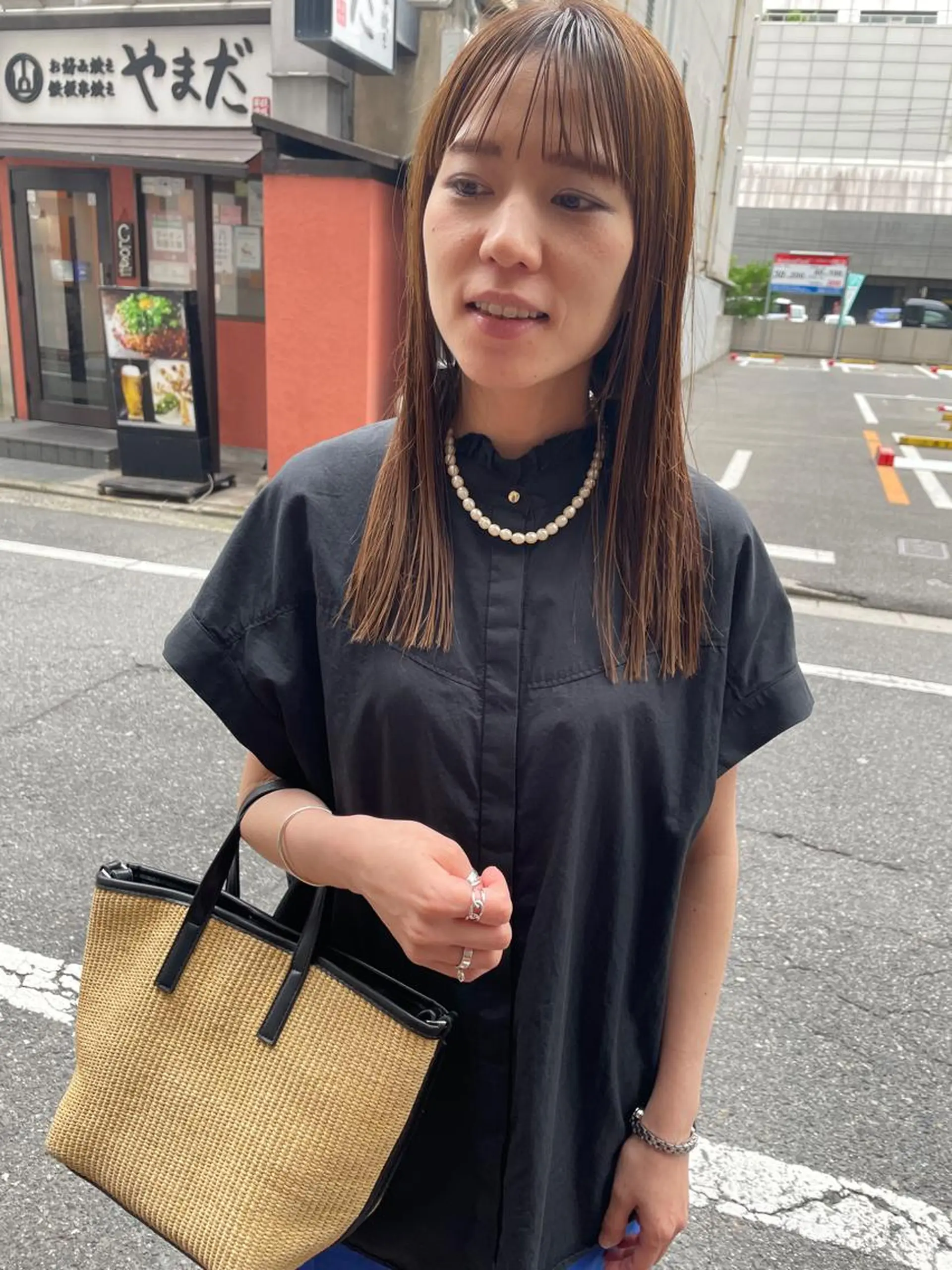 ロング カット ヘアカラー トリートメント さの あやねのヘアスタイル