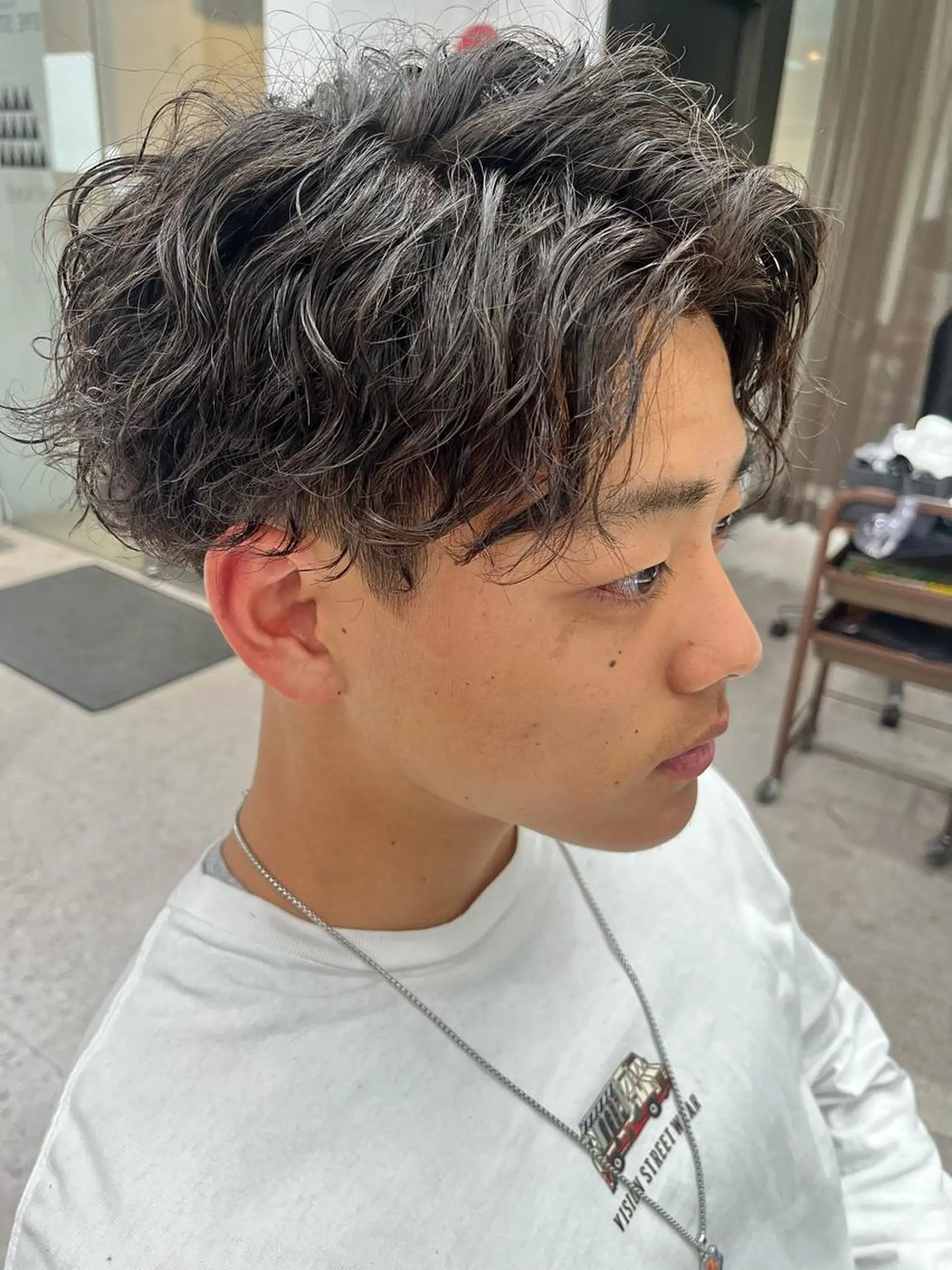 パーマ メンズ メンズパーマ ツイストスパイラルパーマ スパイラルパーマ 🍐シャドウパーマ メンズ特化/守岡🍐のヘアスタイル