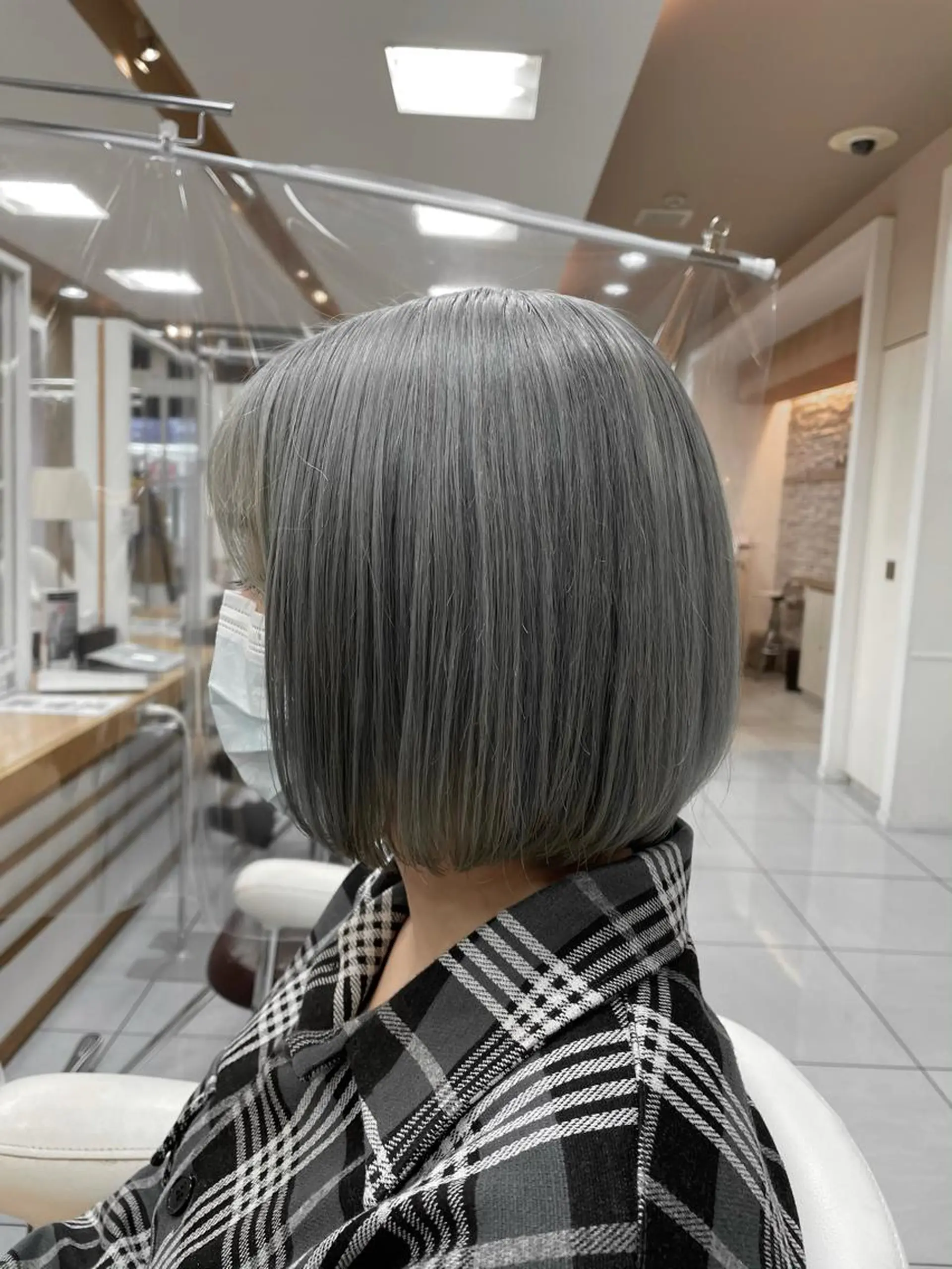 ショート パーマ 縮毛/レイヤー 韓国/橋口のヘアスタイル