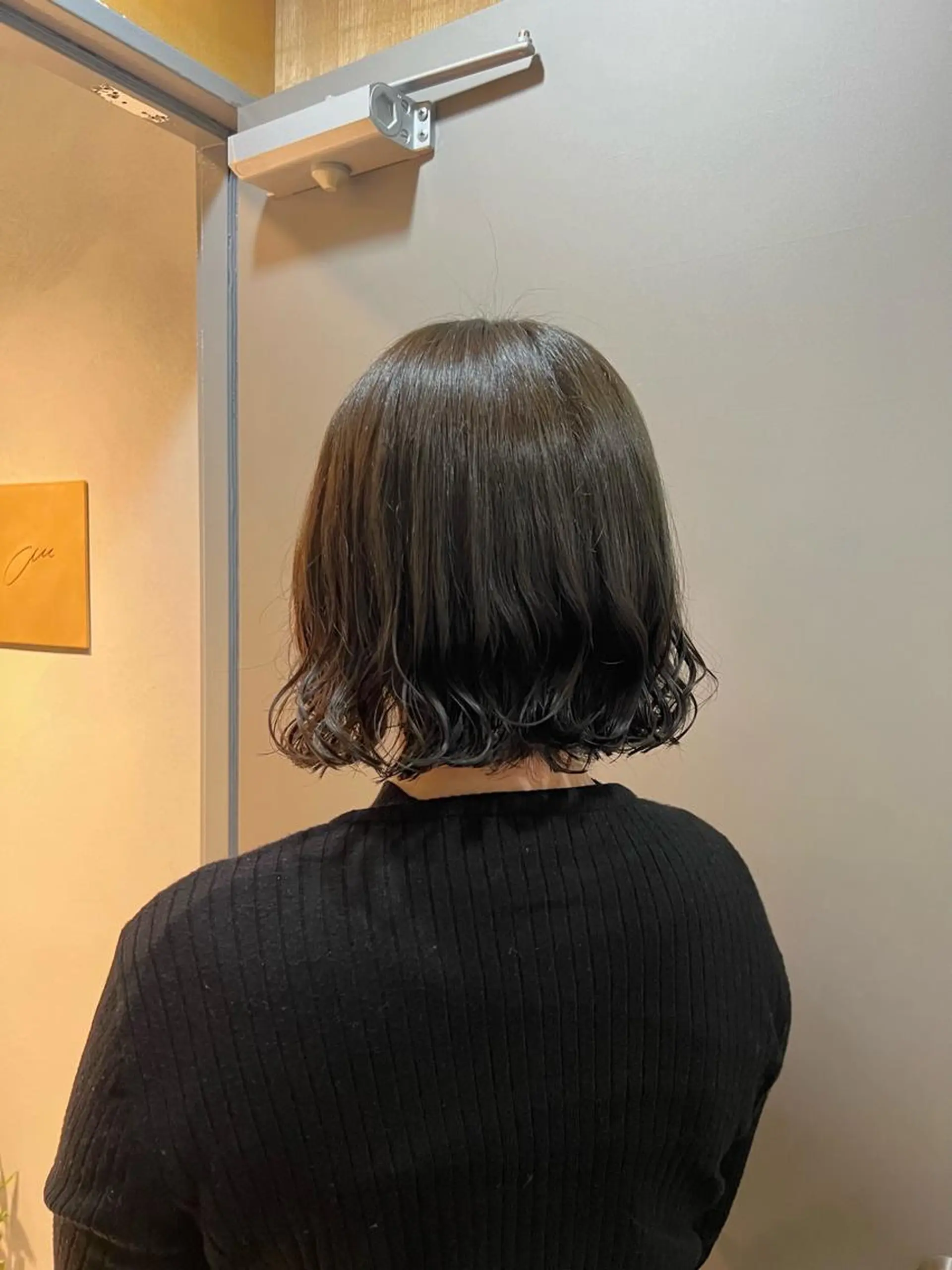 ミディアム カラー パーマ akane/ボブ /ブラウンベージュのヘアスタイル