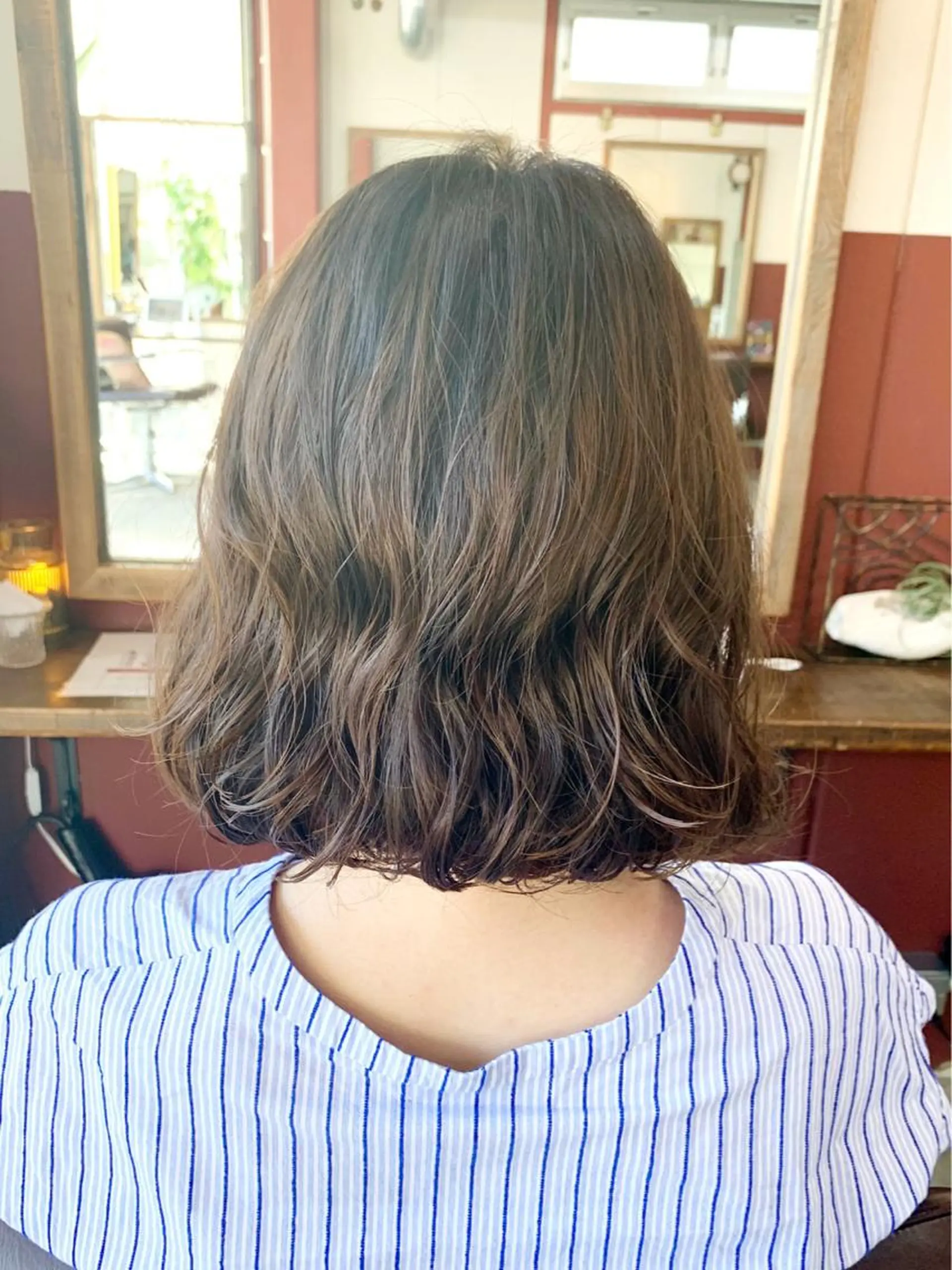 パーマ 福地 礼奈のヘアスタイル