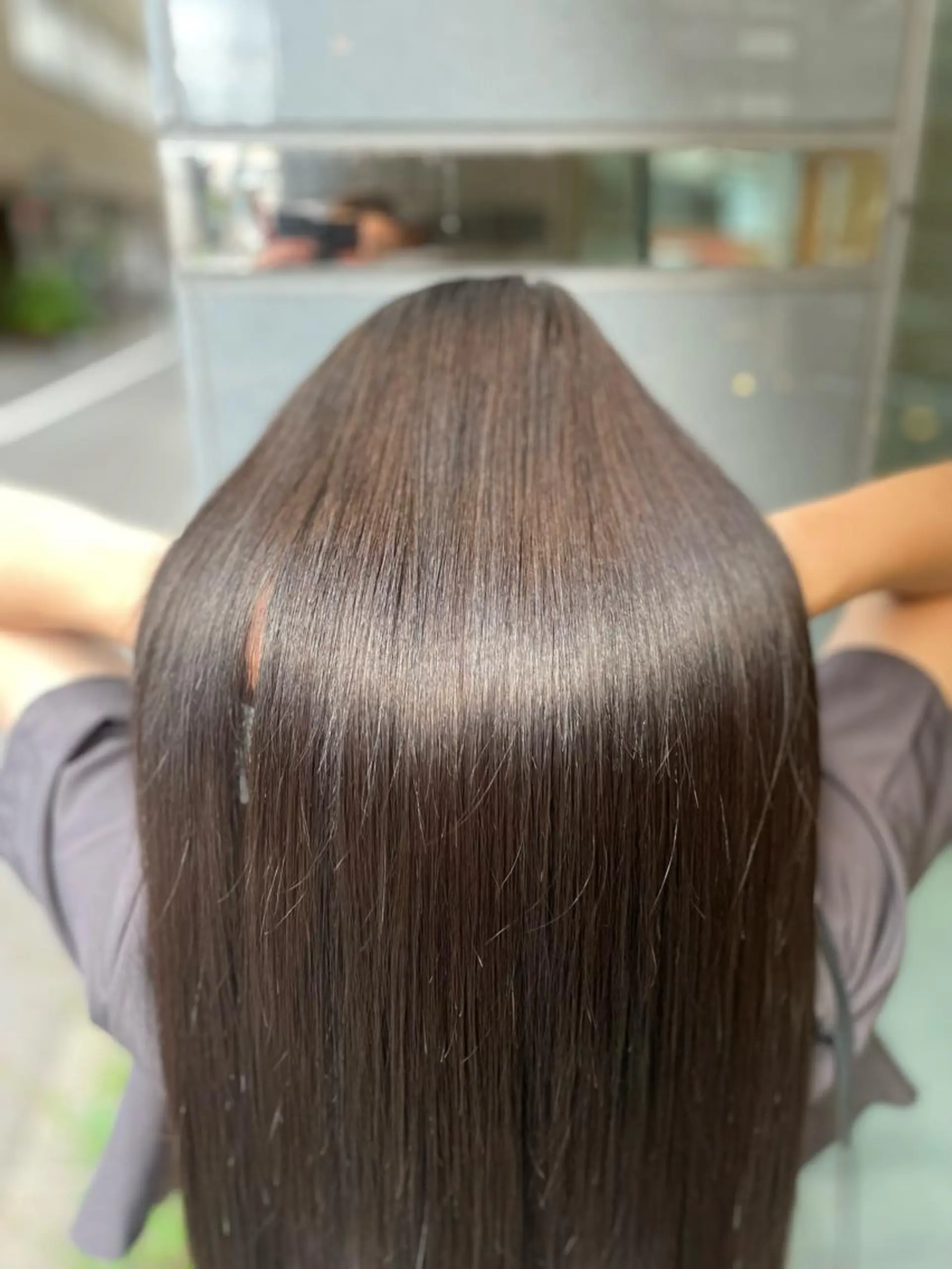 ミディアム 美髪矯正 Rioのヘアスタイル