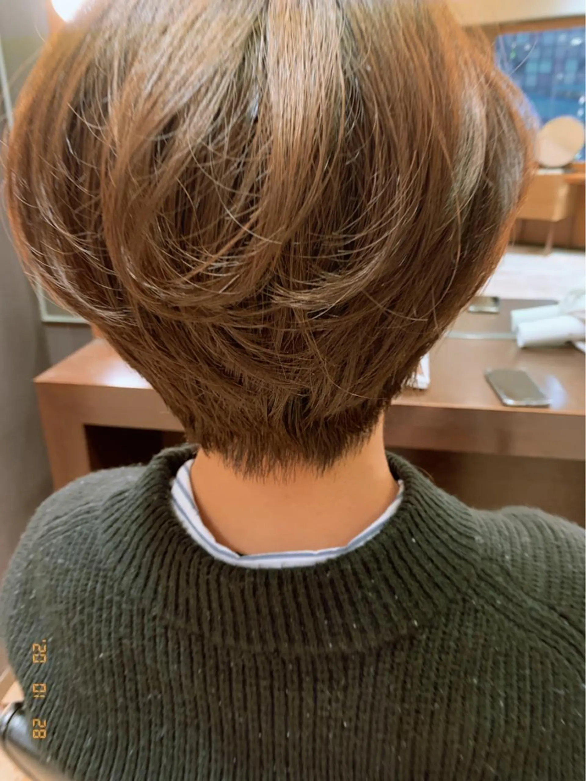 ショート パーマ ムトウ リンカのヘアスタイル