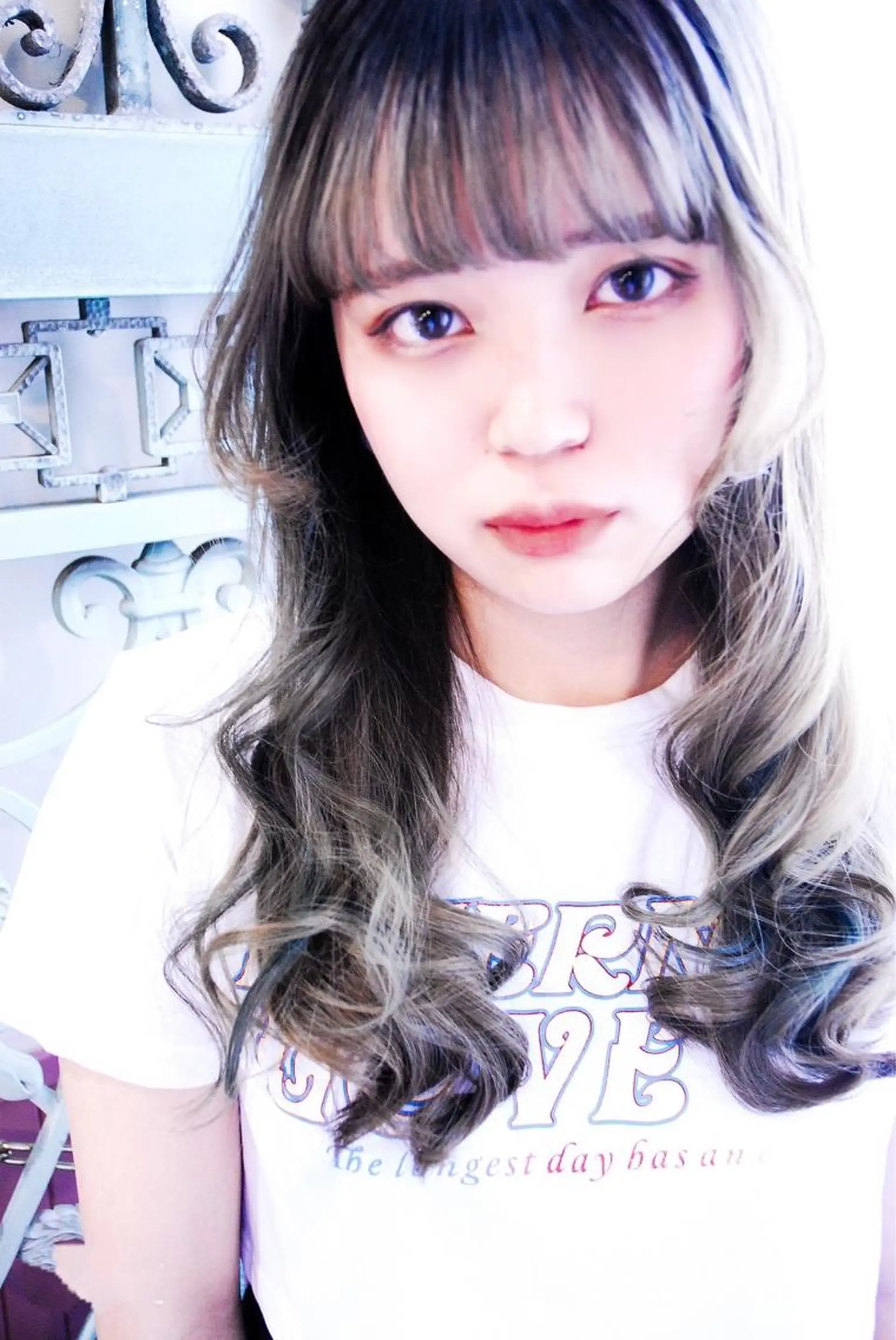 ロング カラー パーマ ヘアアレンジ メンズ 表参道Lise おおいしおりのヘアスタイル