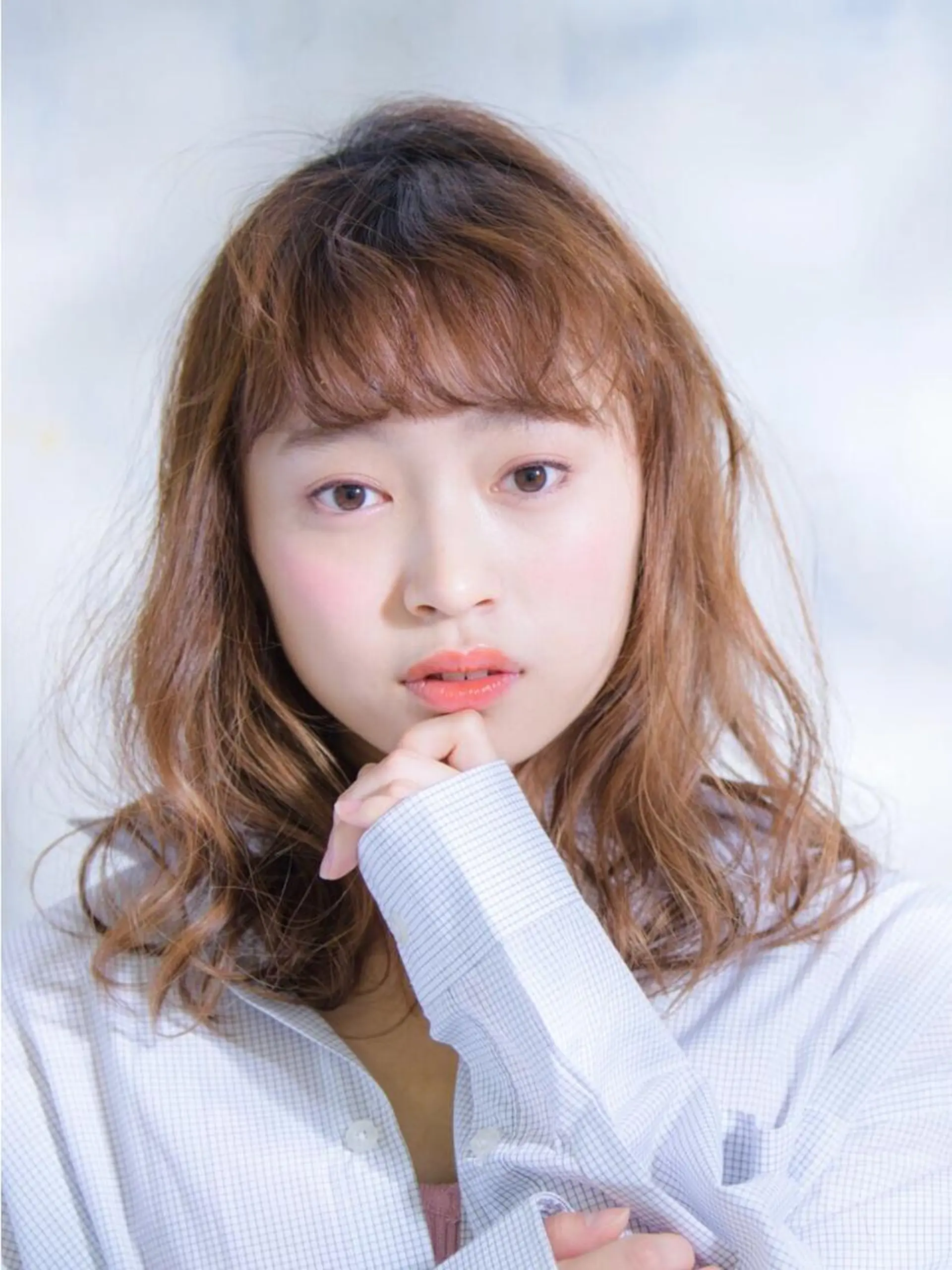 ミディアム 似合わせ艶髪カラー ❤️ハダユミのヘアスタイル