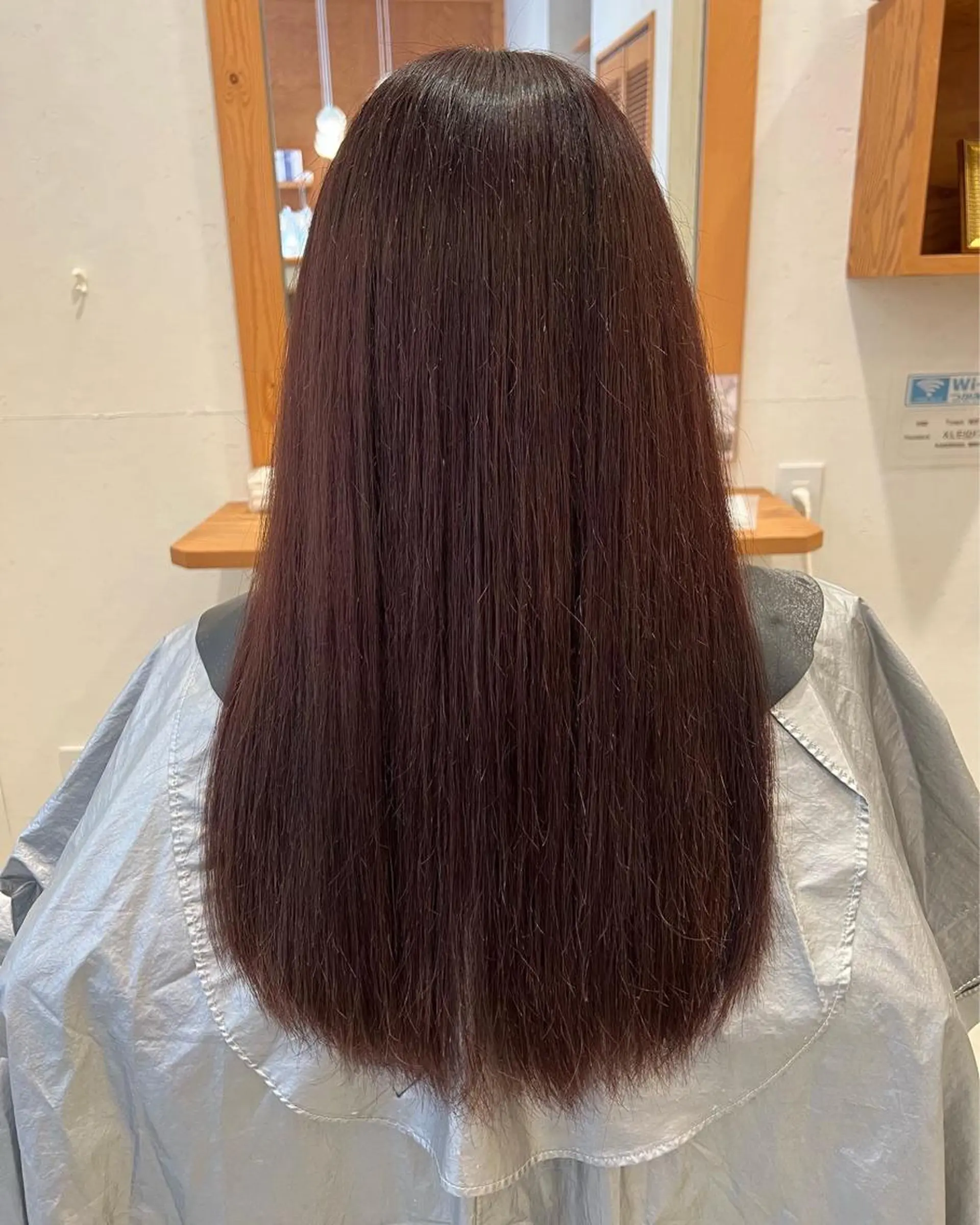 セミロング 髪質改善 縮毛矯正 トリートメント TELA HAIR 幕張本郷店　千尋のヘアスタイル