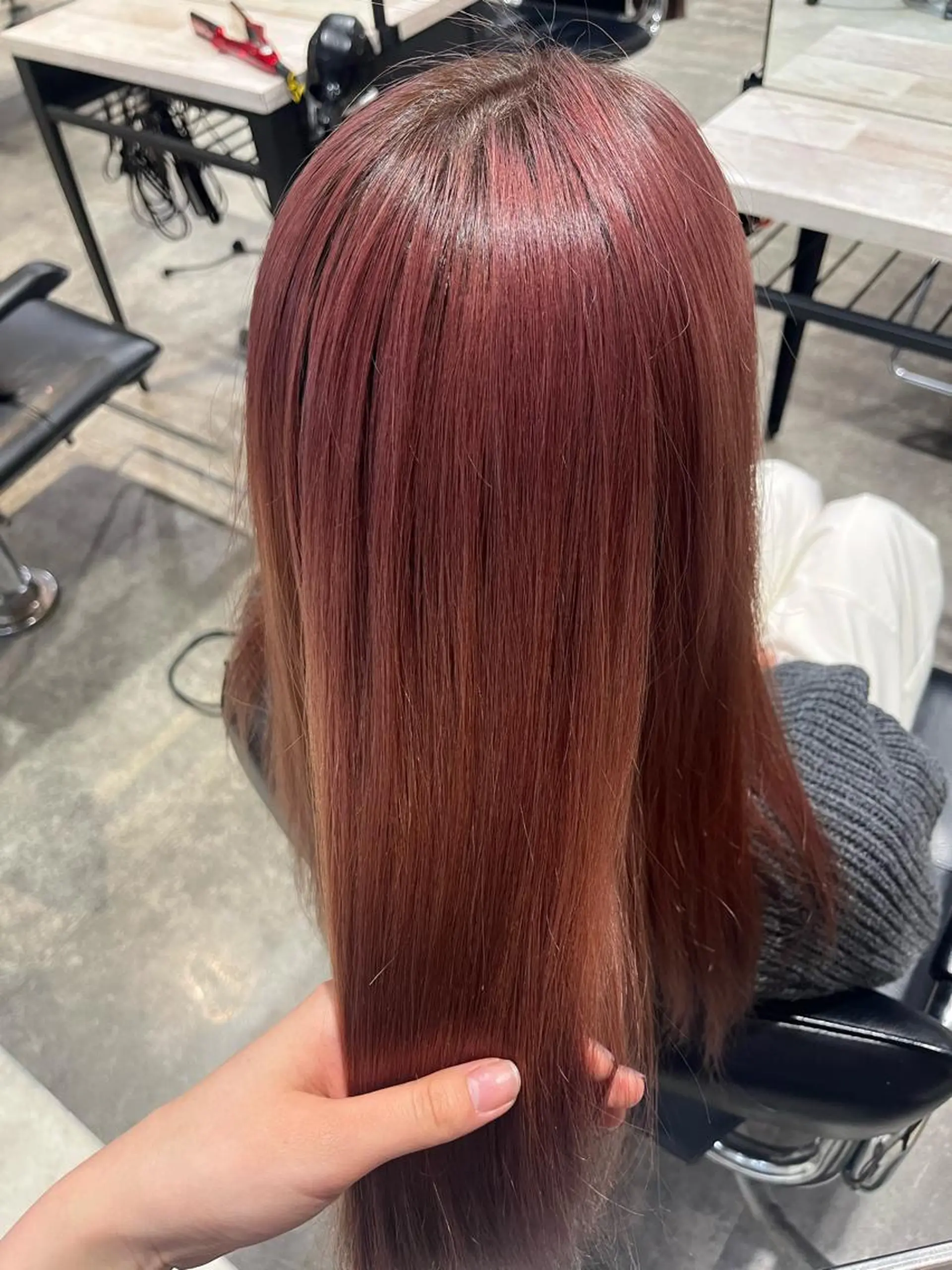 ロング カラー ピンクカラー littlenene /たちばなのヘアスタイル