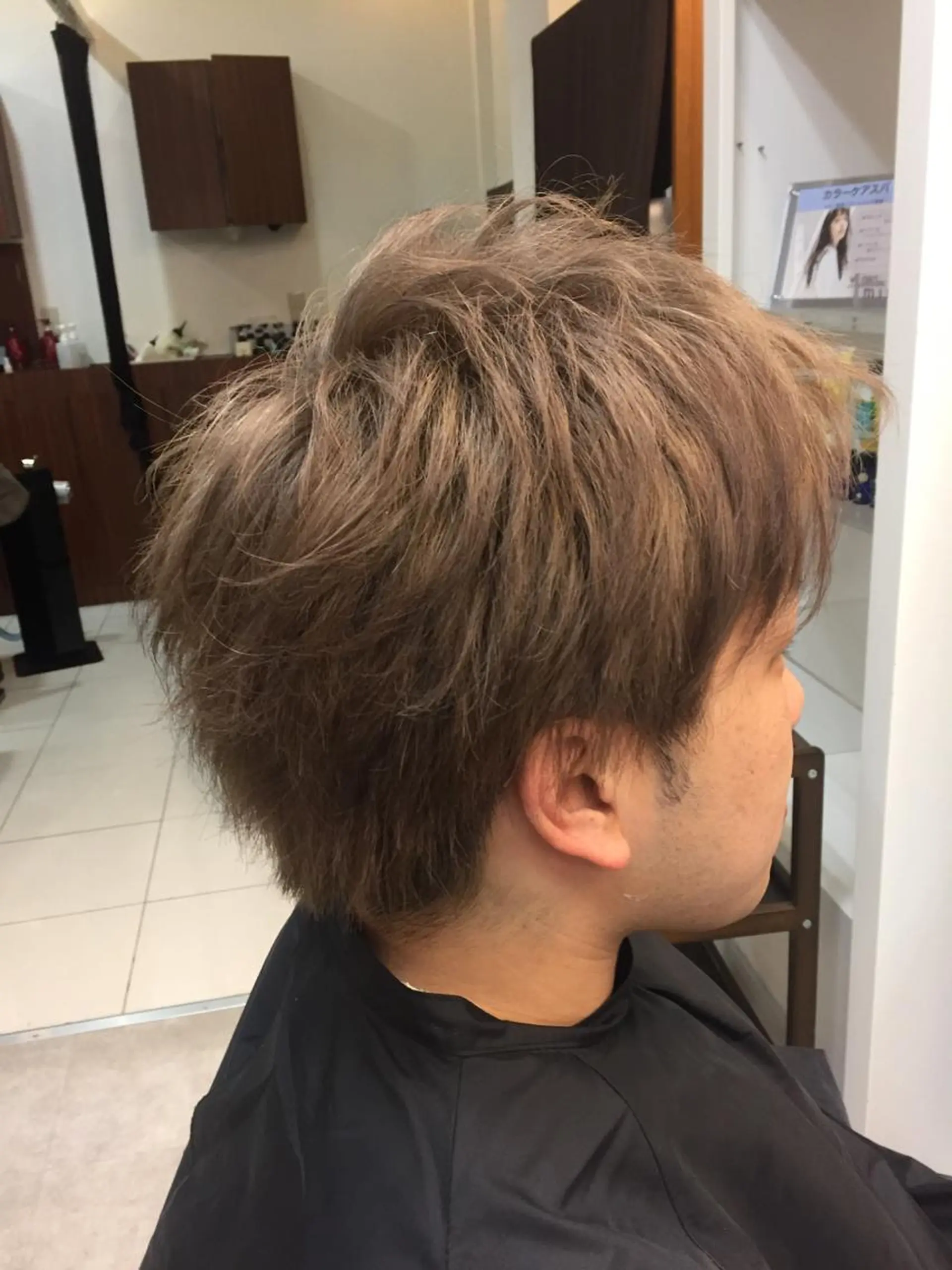 ショート カラー メンズ 高橋 一樹のヘアスタイル