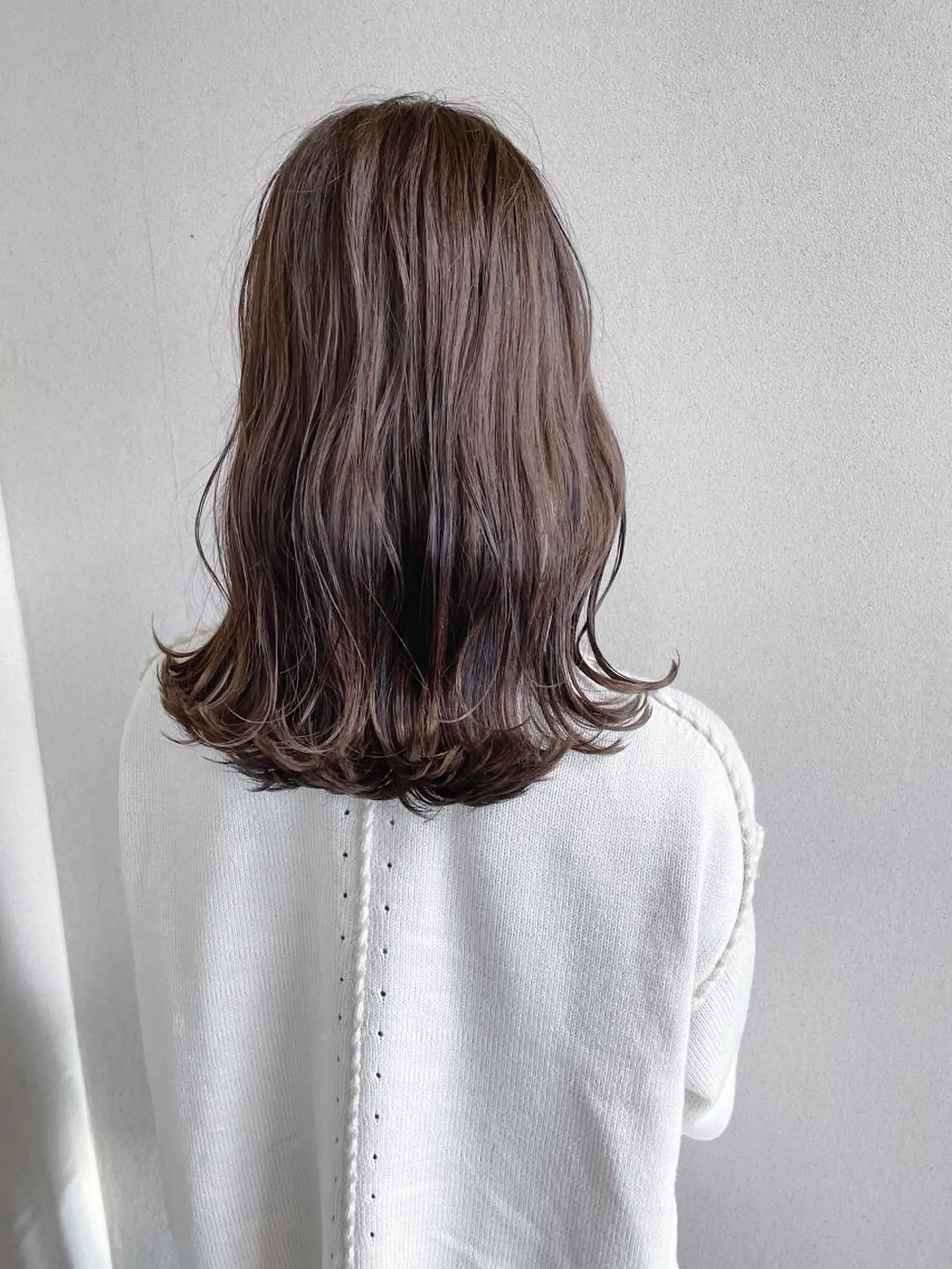 セミロング カラー ケアブリーチ /髪質 改善/古橋圭史郎のヘアスタイル