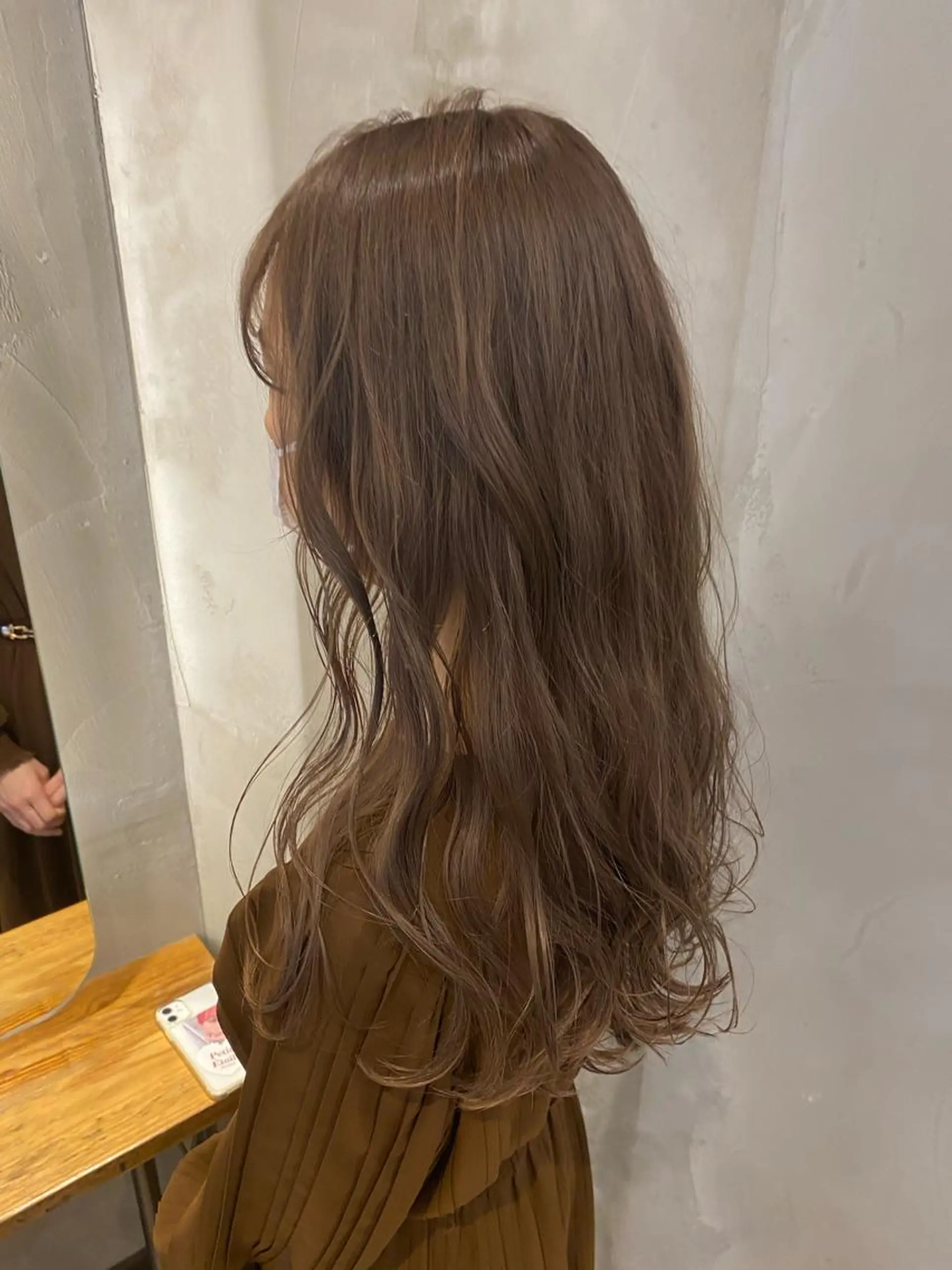 セミロング カット ヘアカラー トリートメント 顔周りcut・ご相談 ＝新宿しずく🇰🇷のヘアスタイル