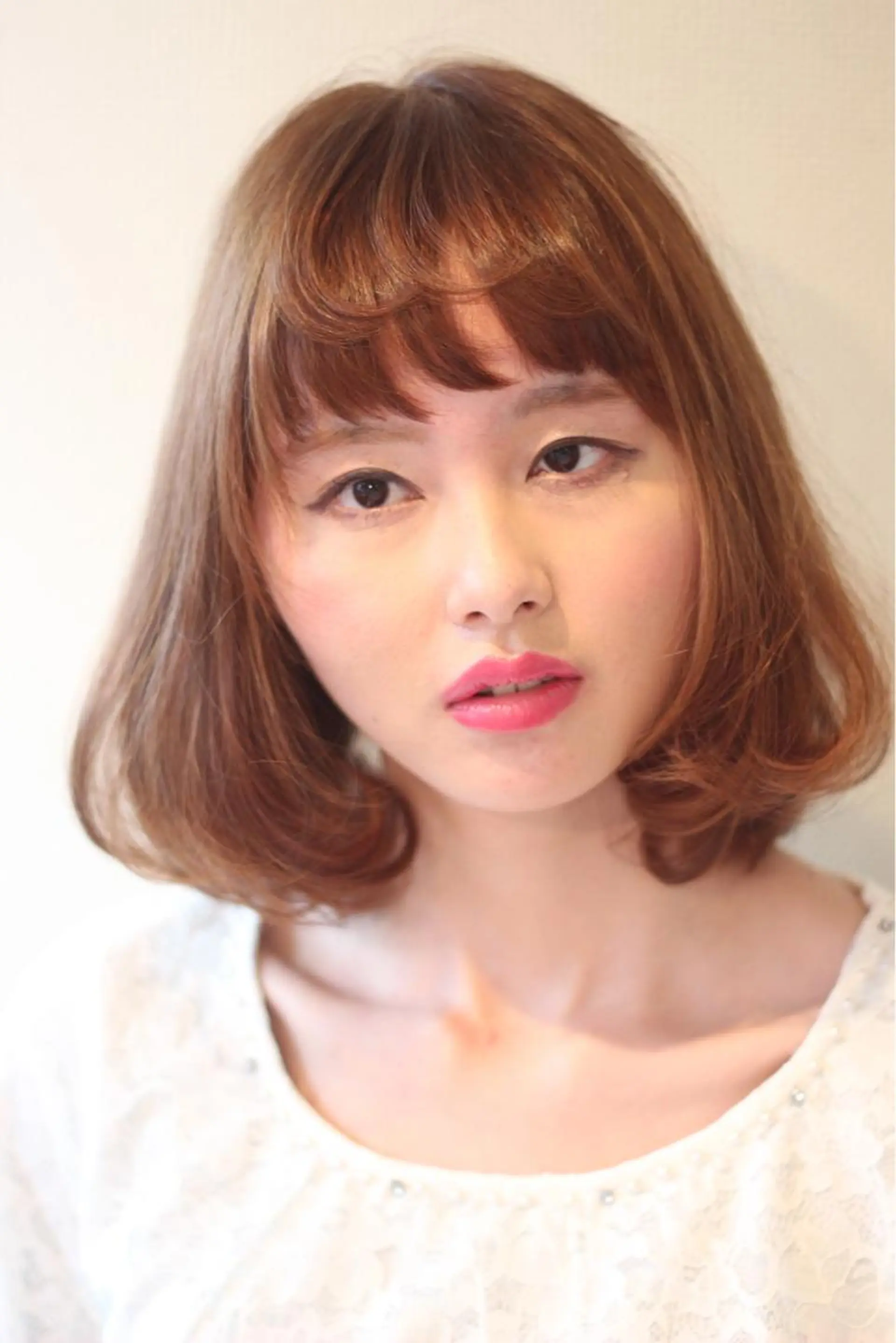 ショート ミディアム カラー パーマ ボブ 成松 勇治のヘアスタイル