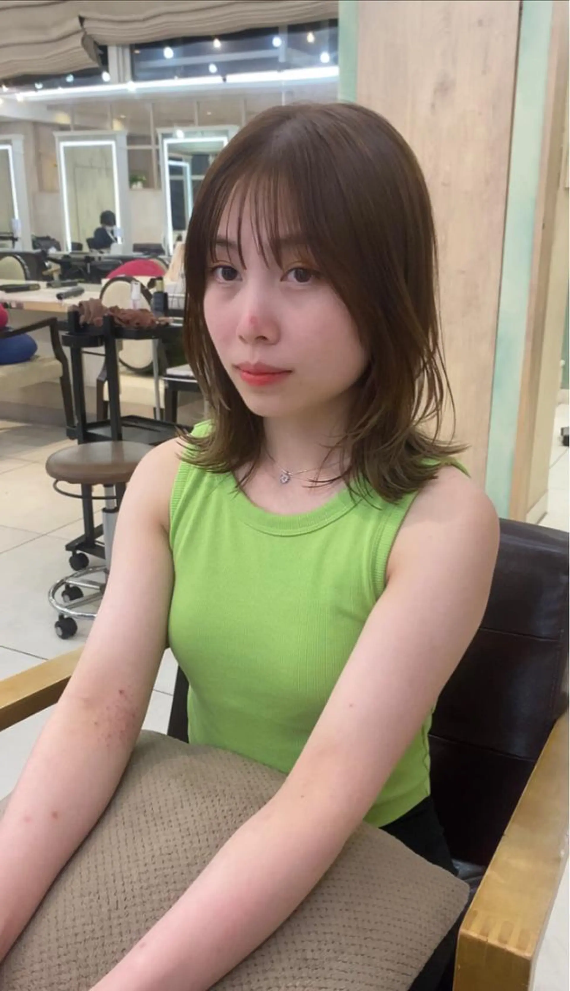 ミディアム 新宿/韓国レイヤー/ 顔まわり/メンズヘアのヘアスタイル